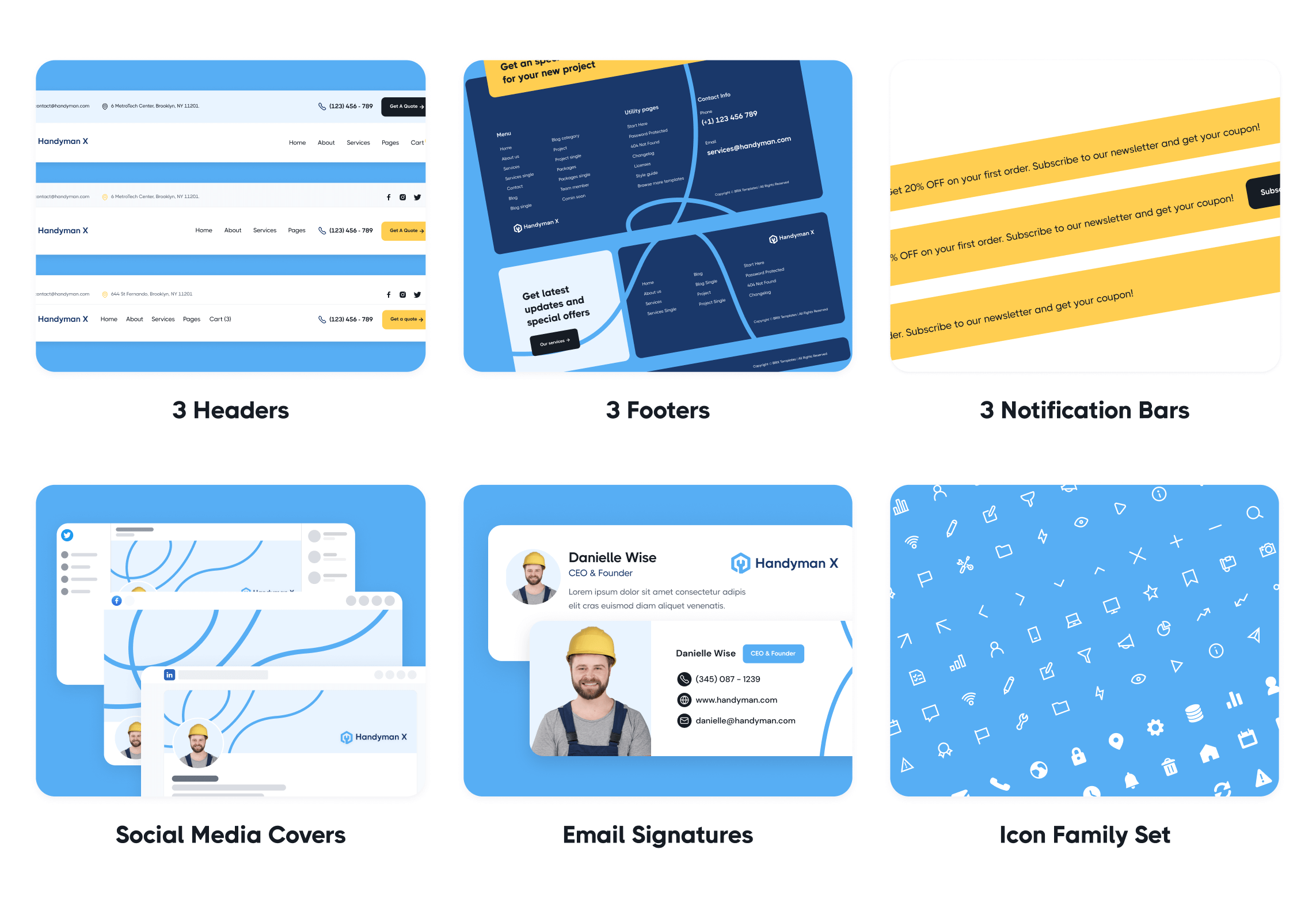 Handyman X - Handyman Webflow Template Benefits