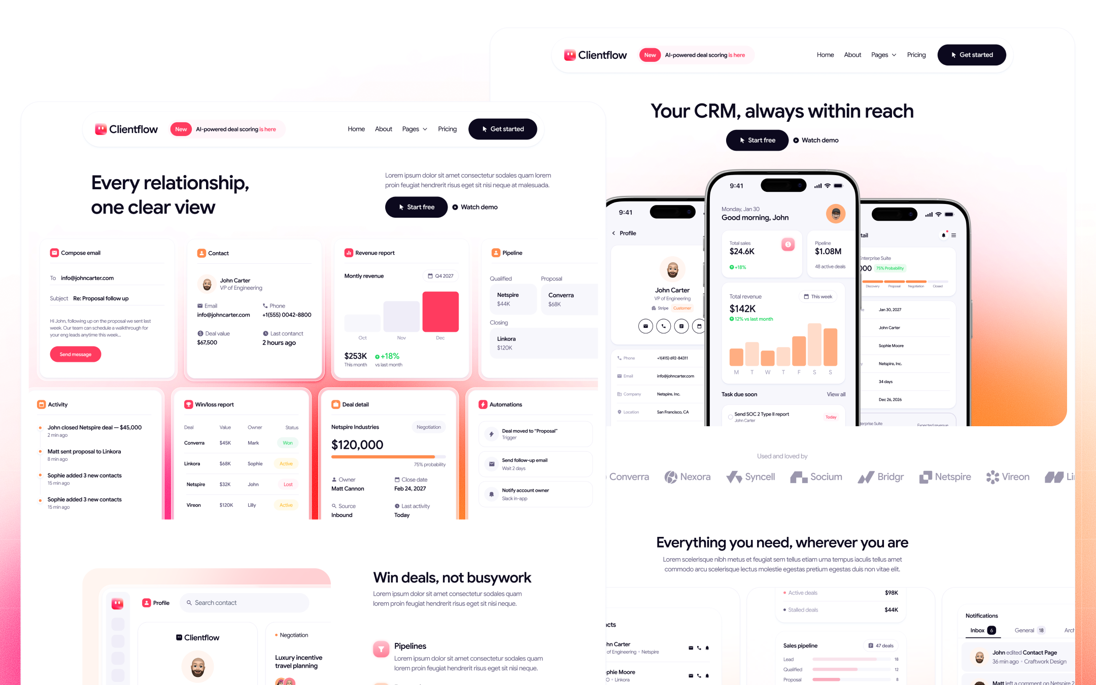 Clientflow Template para Webflow