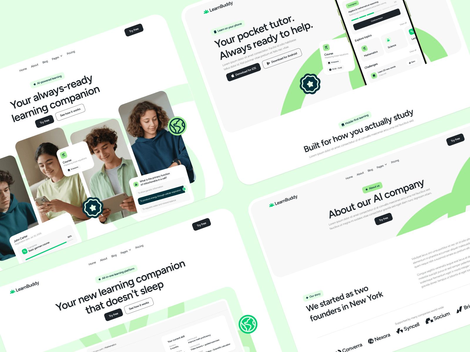 Template de Educación con Inteligencia Artificial para Webflow