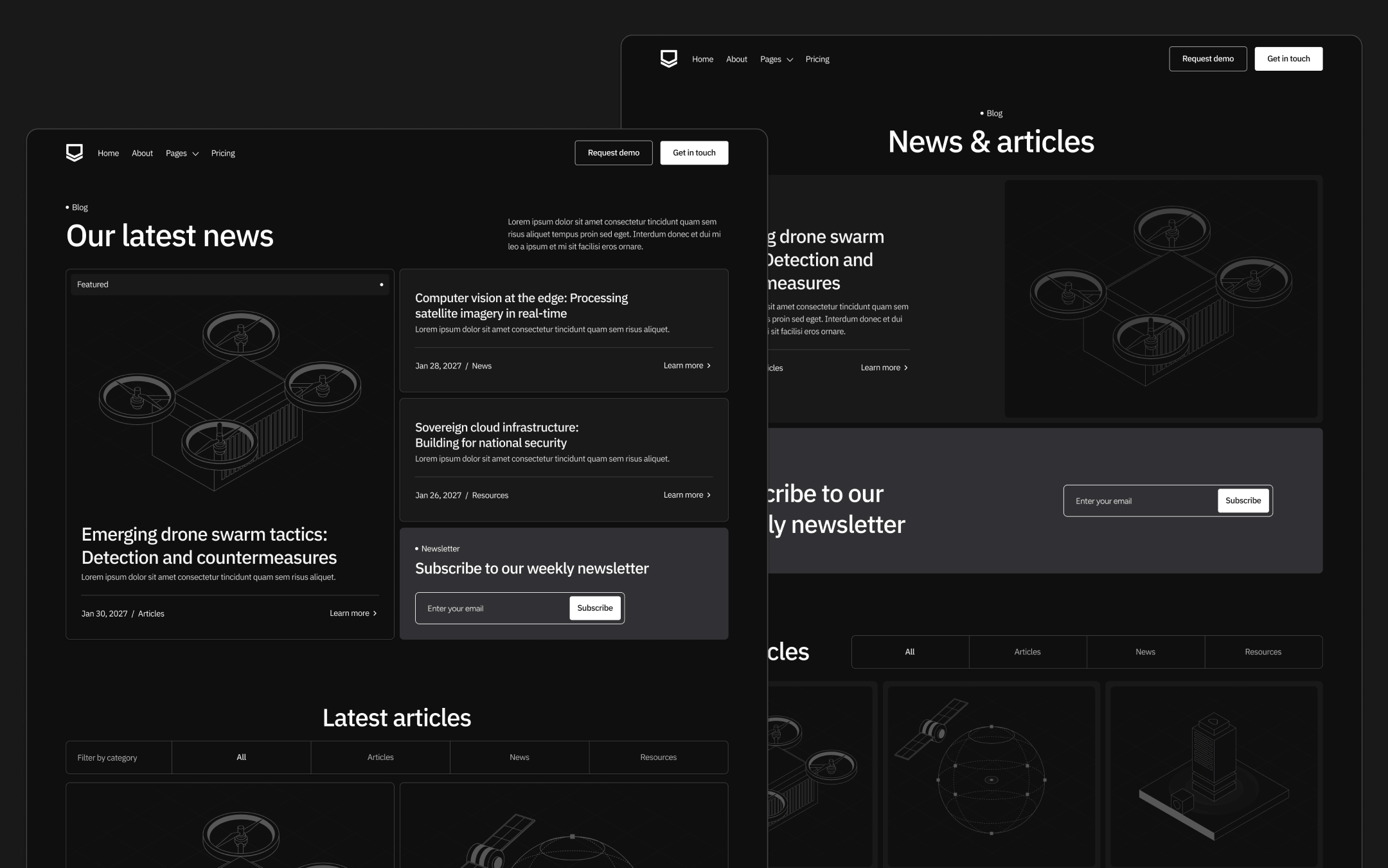 Defenseflow Template para Webflow