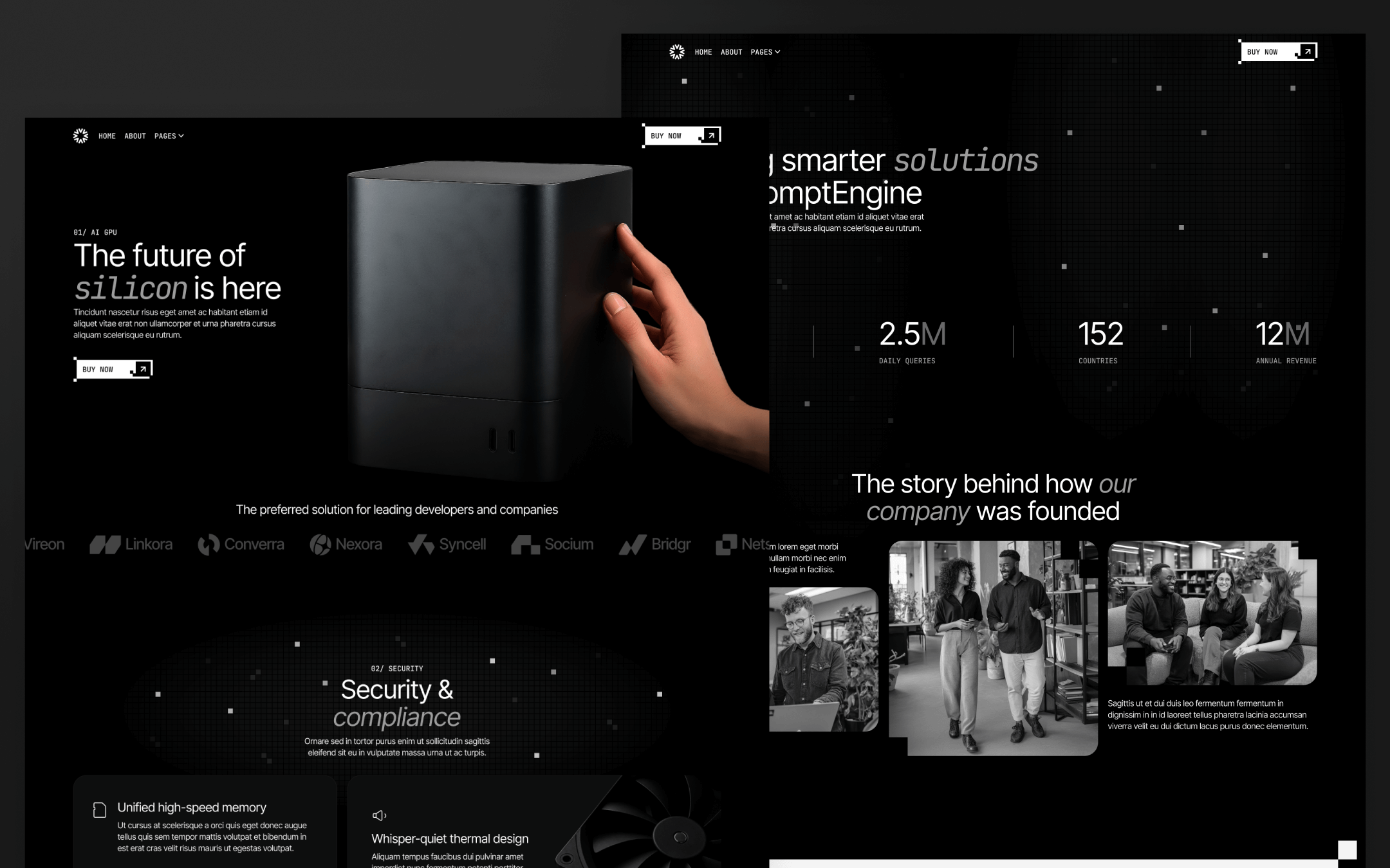 PromptEngine Template para Webflow