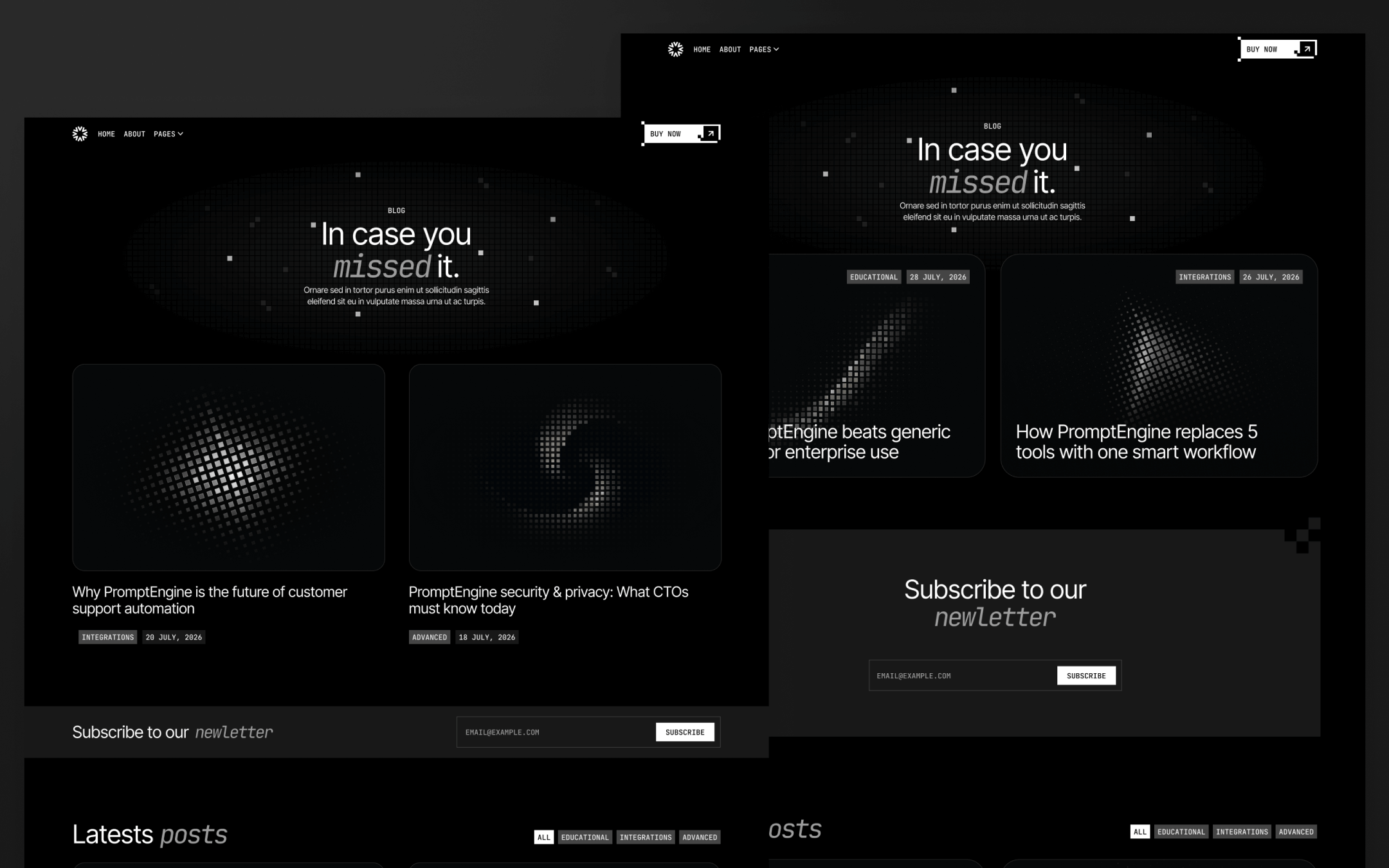 PromptEngine Template para Webflow