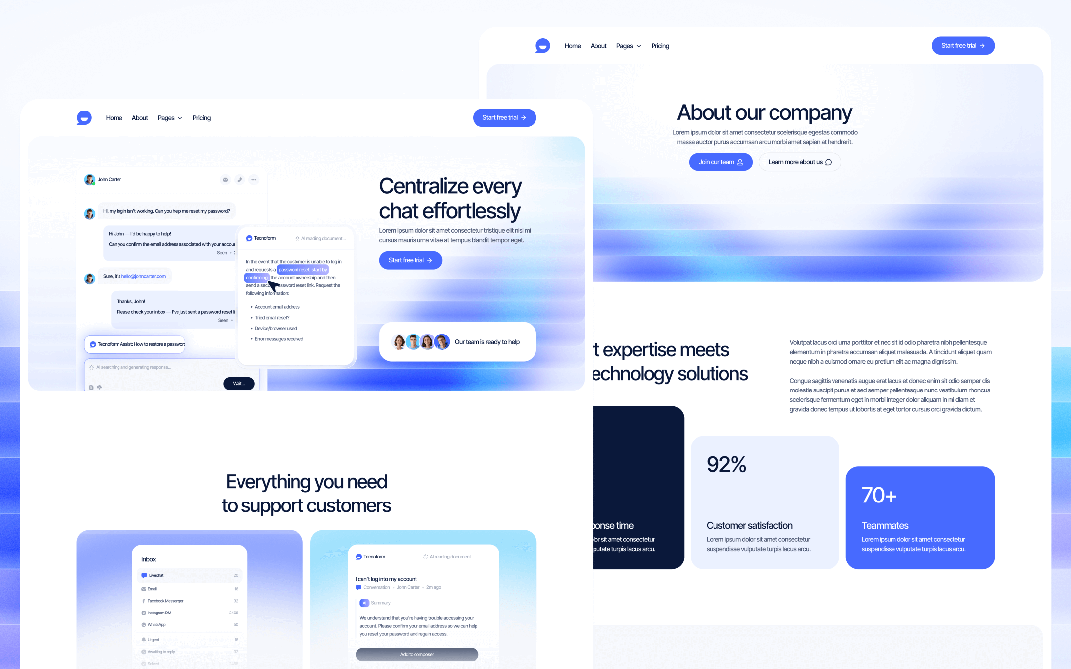 LaunchHub Template para Webflow