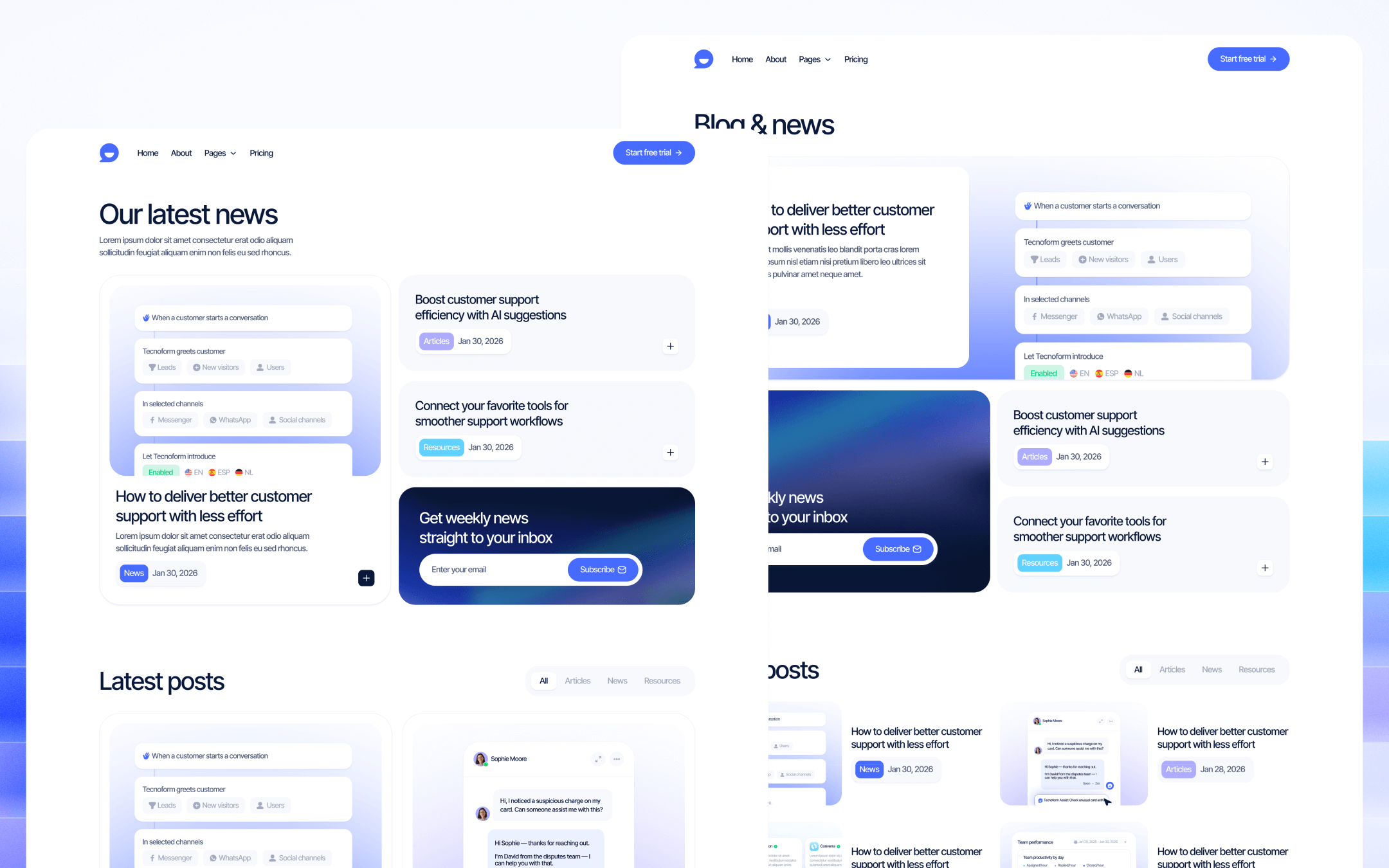 LaunchHub Template para Webflow