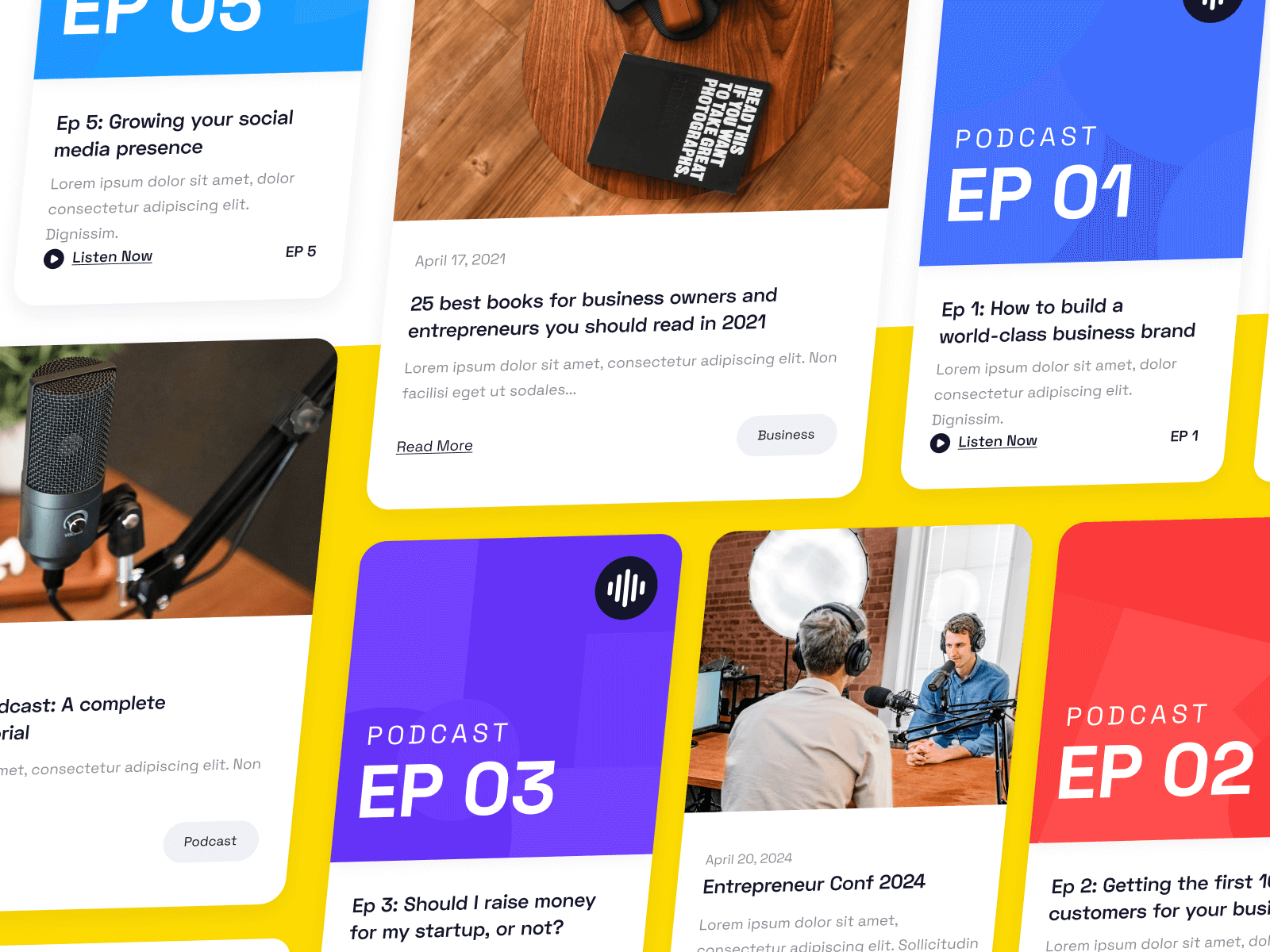Plantilla de Programa de Radio para Webflow