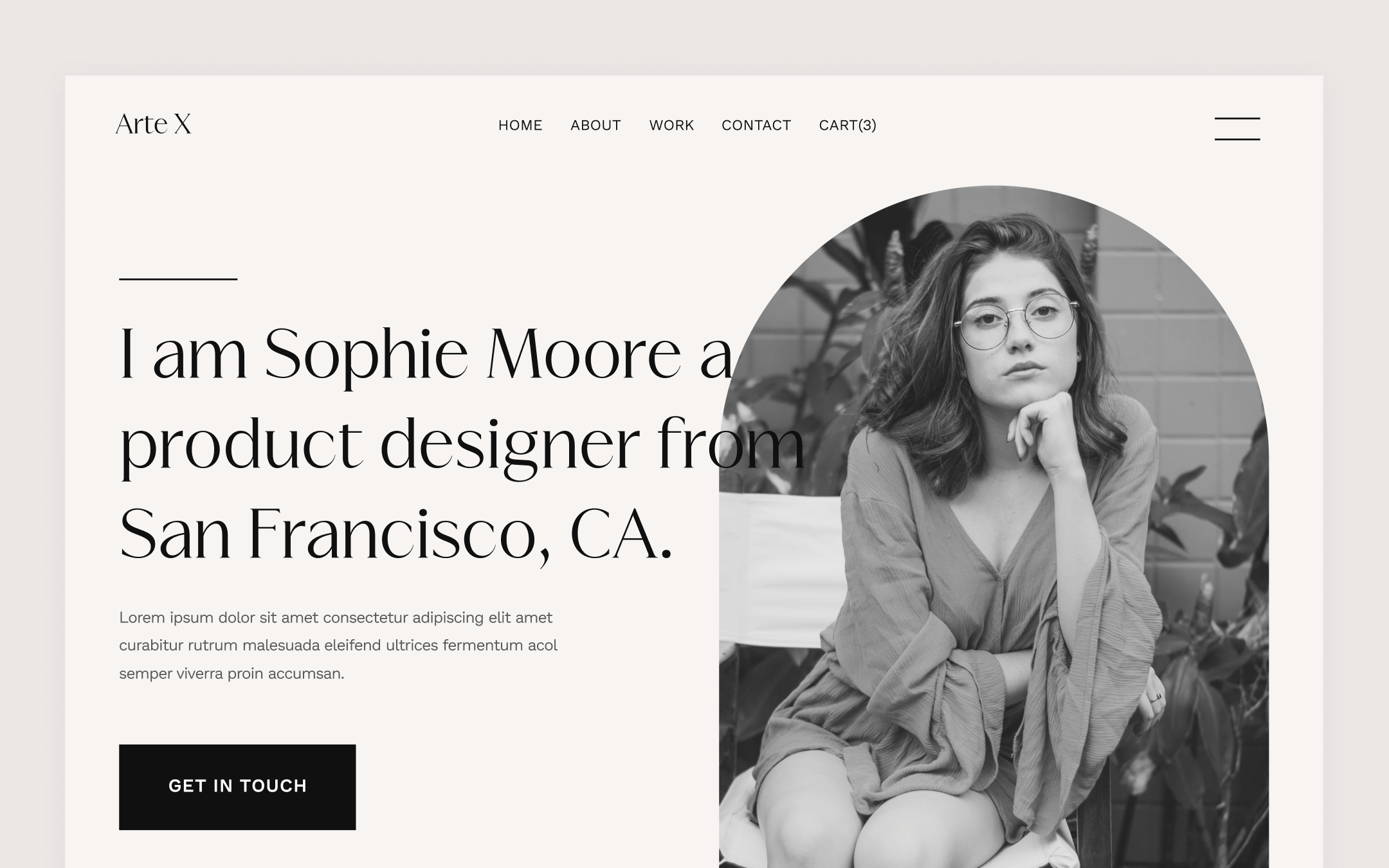 Plantilla de Portafolio de Arte para Webflow