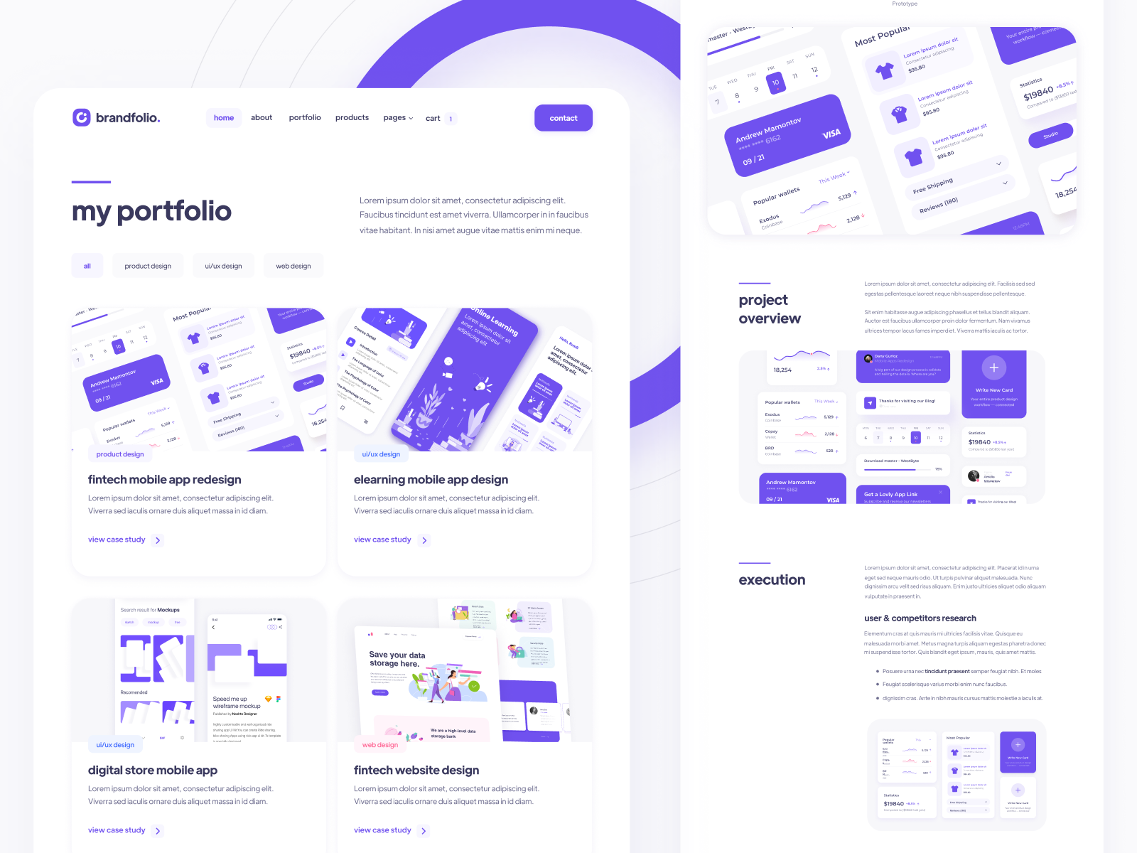 Plantilla para Webflow de Portafolio de Diseño