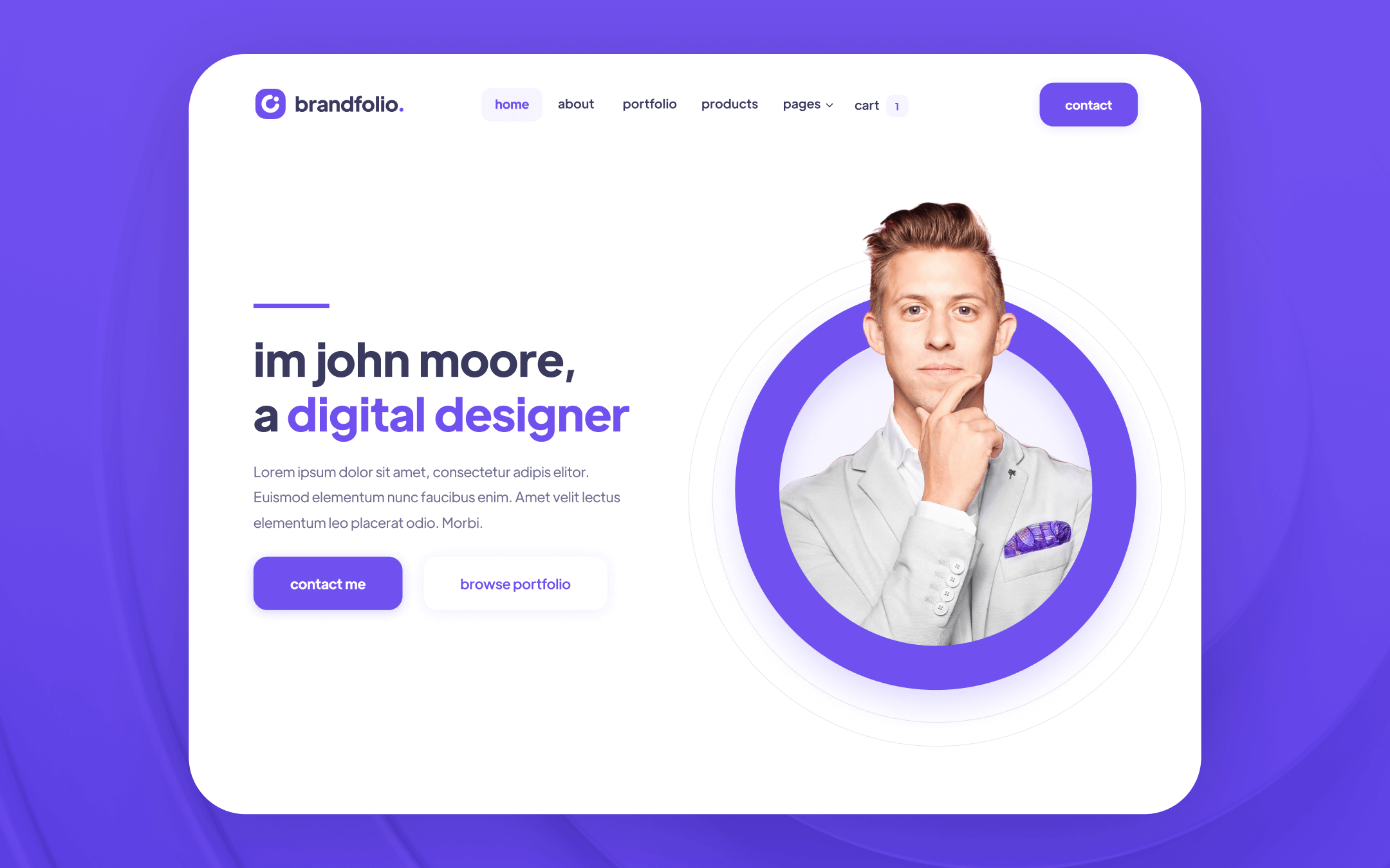 Plantilla de Portafolio de Diseño para Webflow