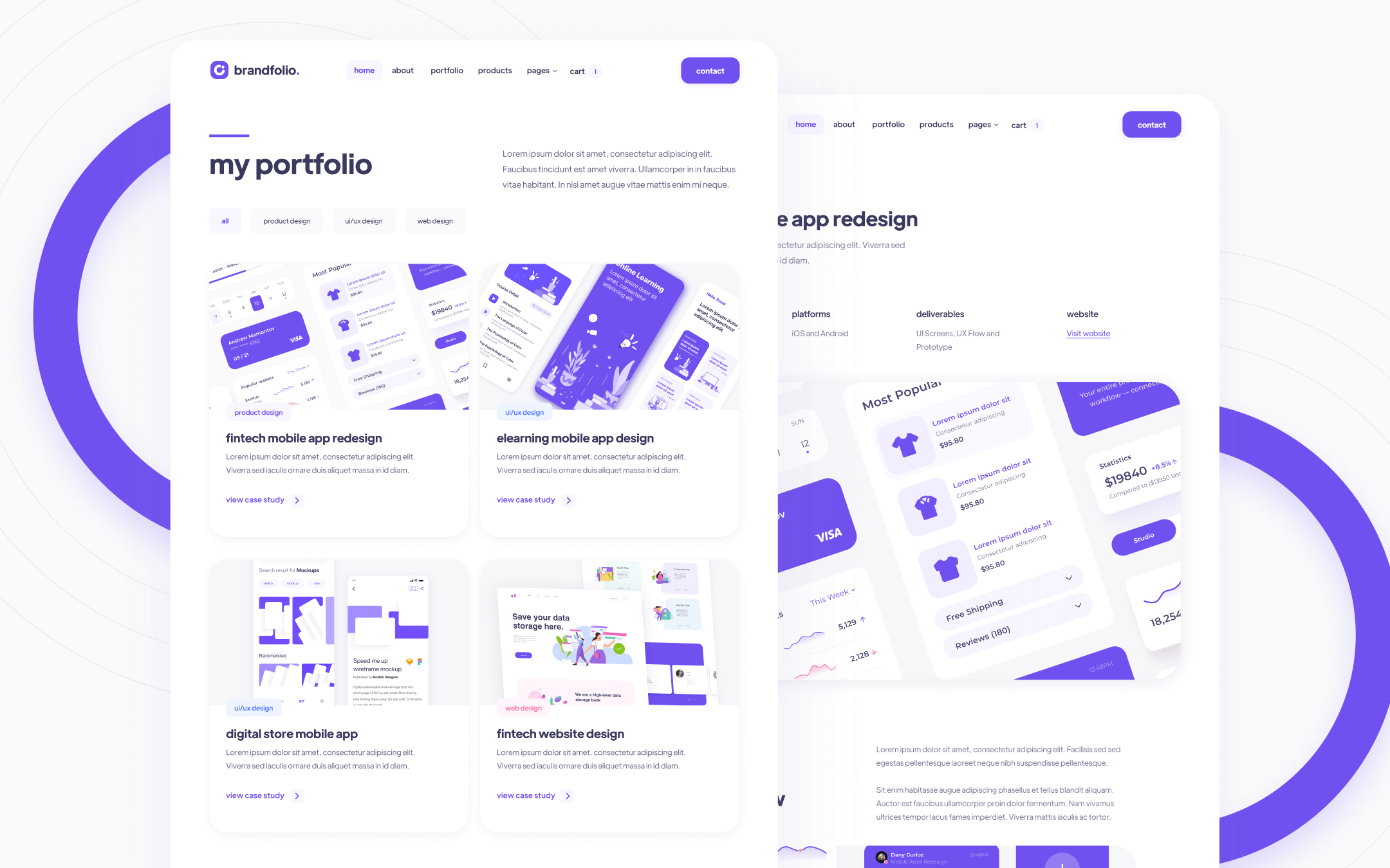 Brandfolio Template para Webflow