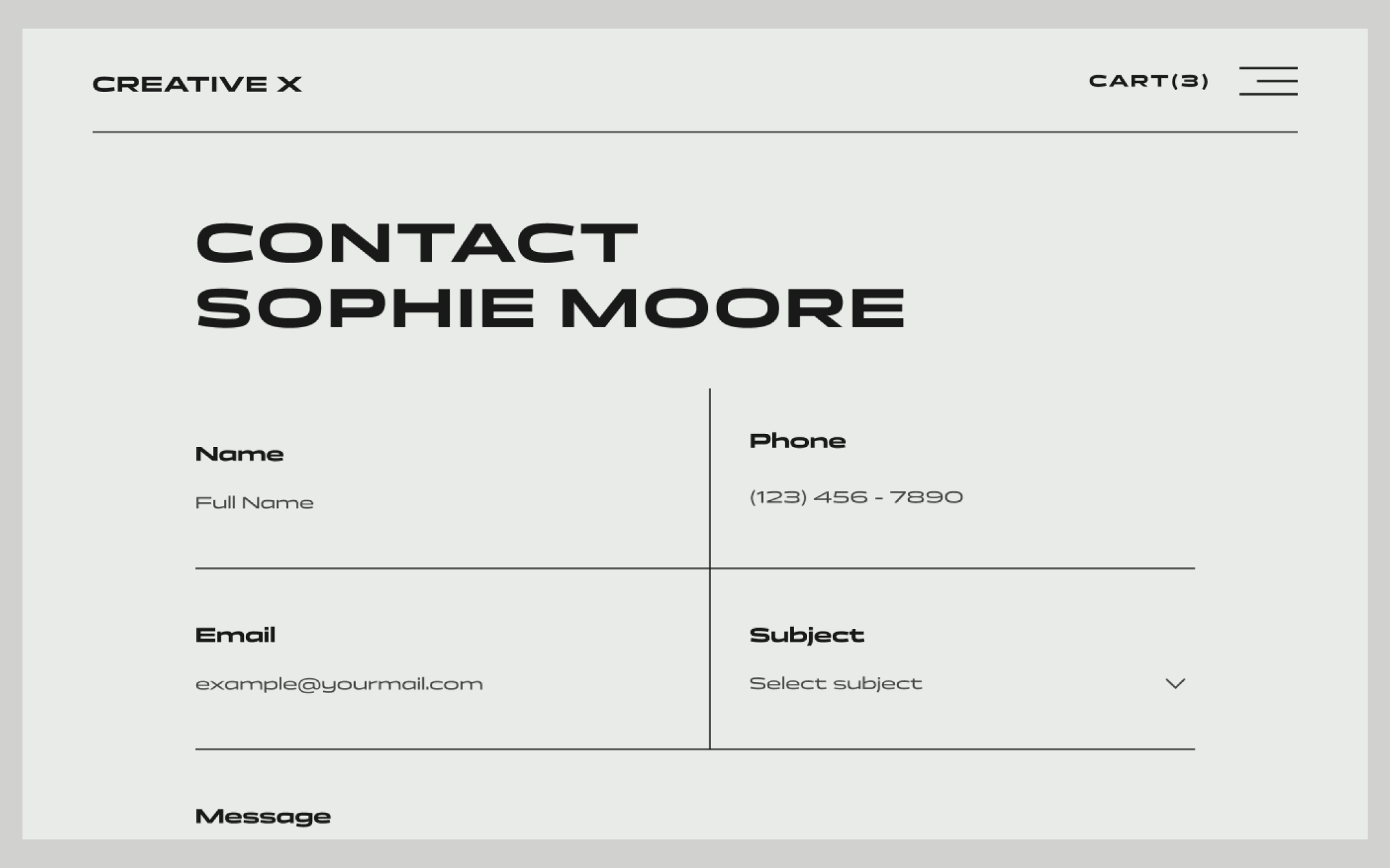 Graphik X Template para Webflow