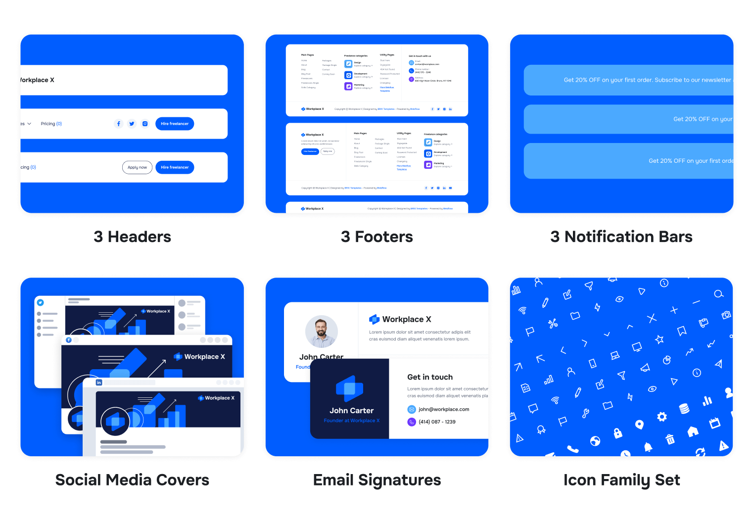 Workplace Recruitment Directory Webflow Template Benefits