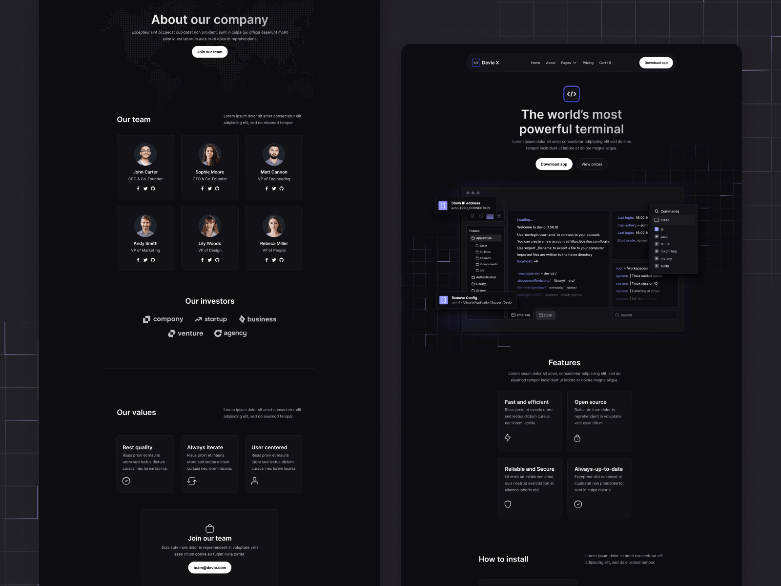 Plantilla de Producto SaaS para Webflow