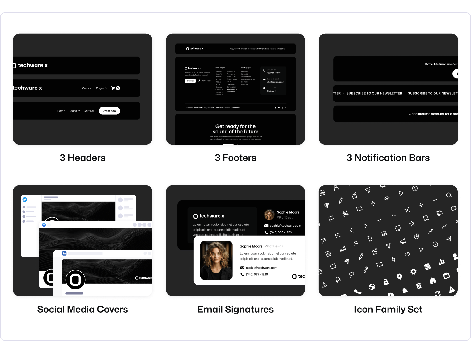 Techware X - Tech Hardware Webflow Template Benefits