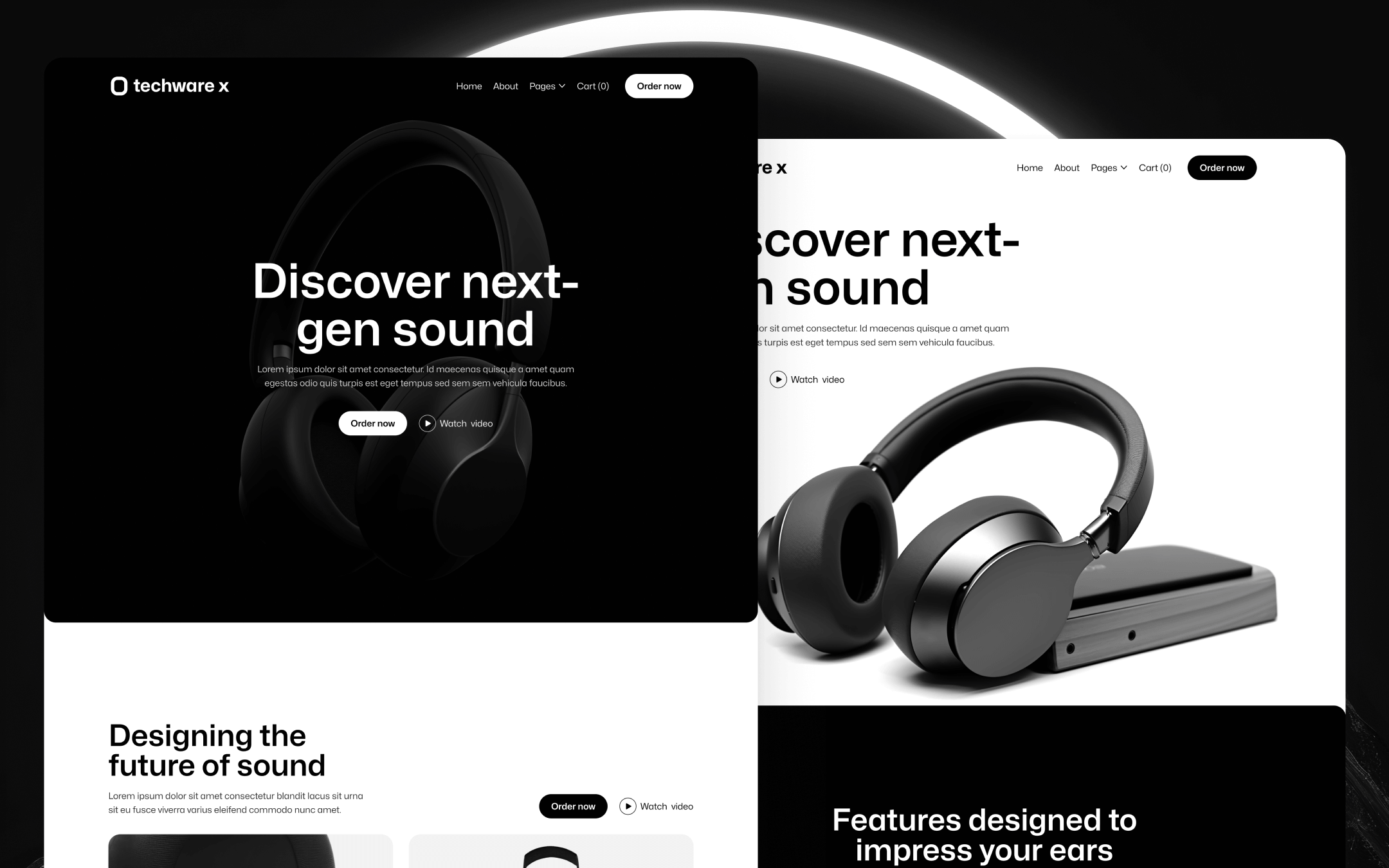 Techware X Template para Webflow