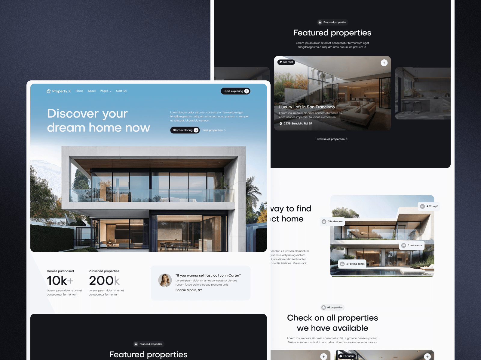 Plantilla de Propiedades para Webflow