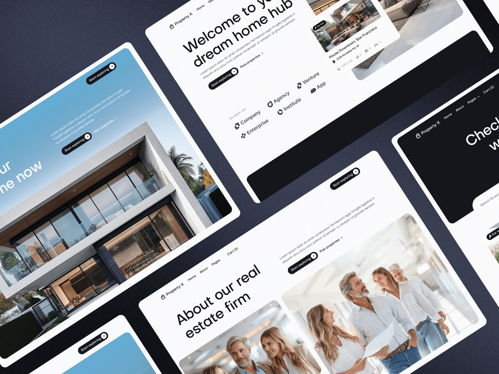 Plantilla para Webflow de Propiedades
