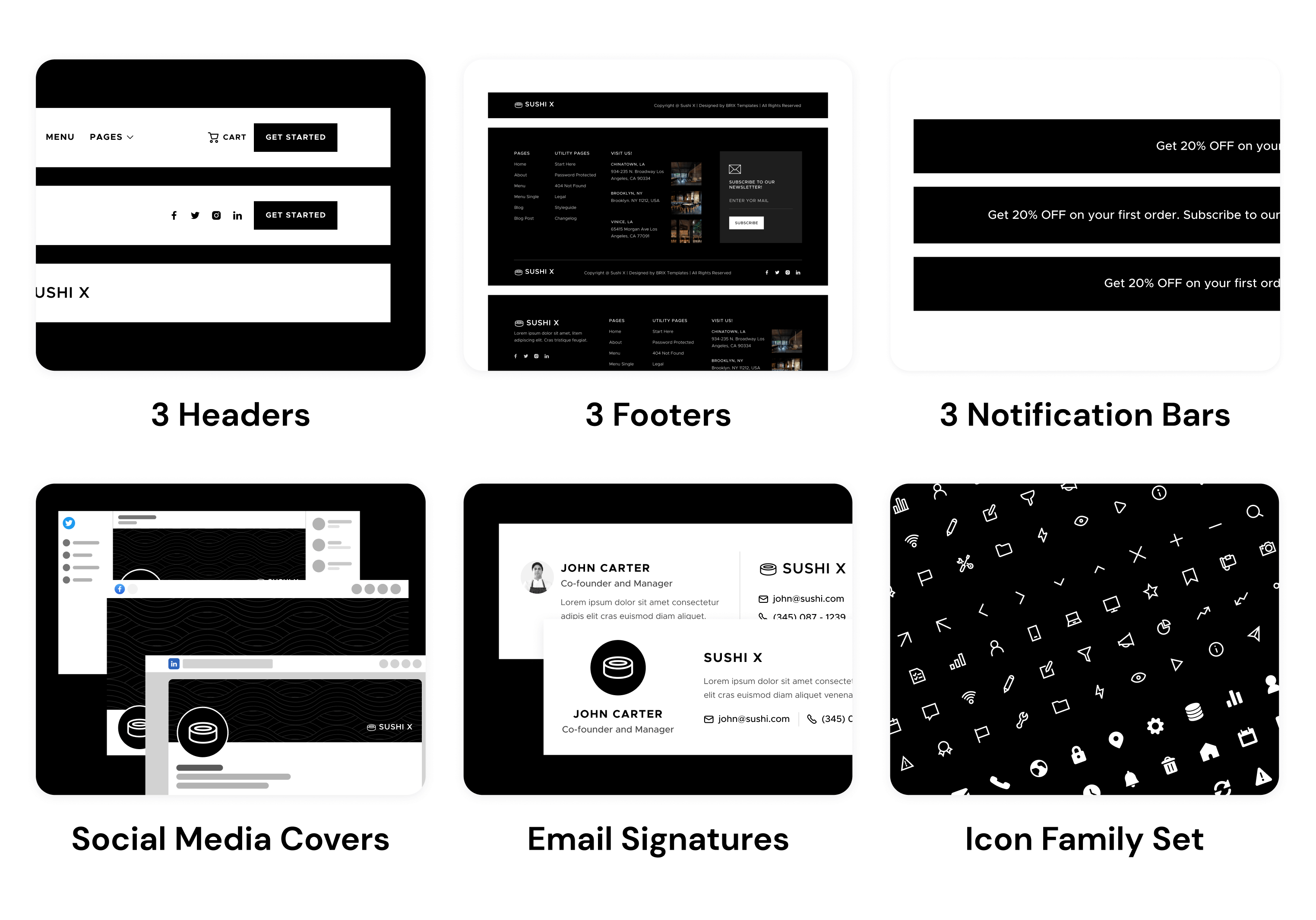 Sushi X Sushi Restaurant Webflow Template Benefits