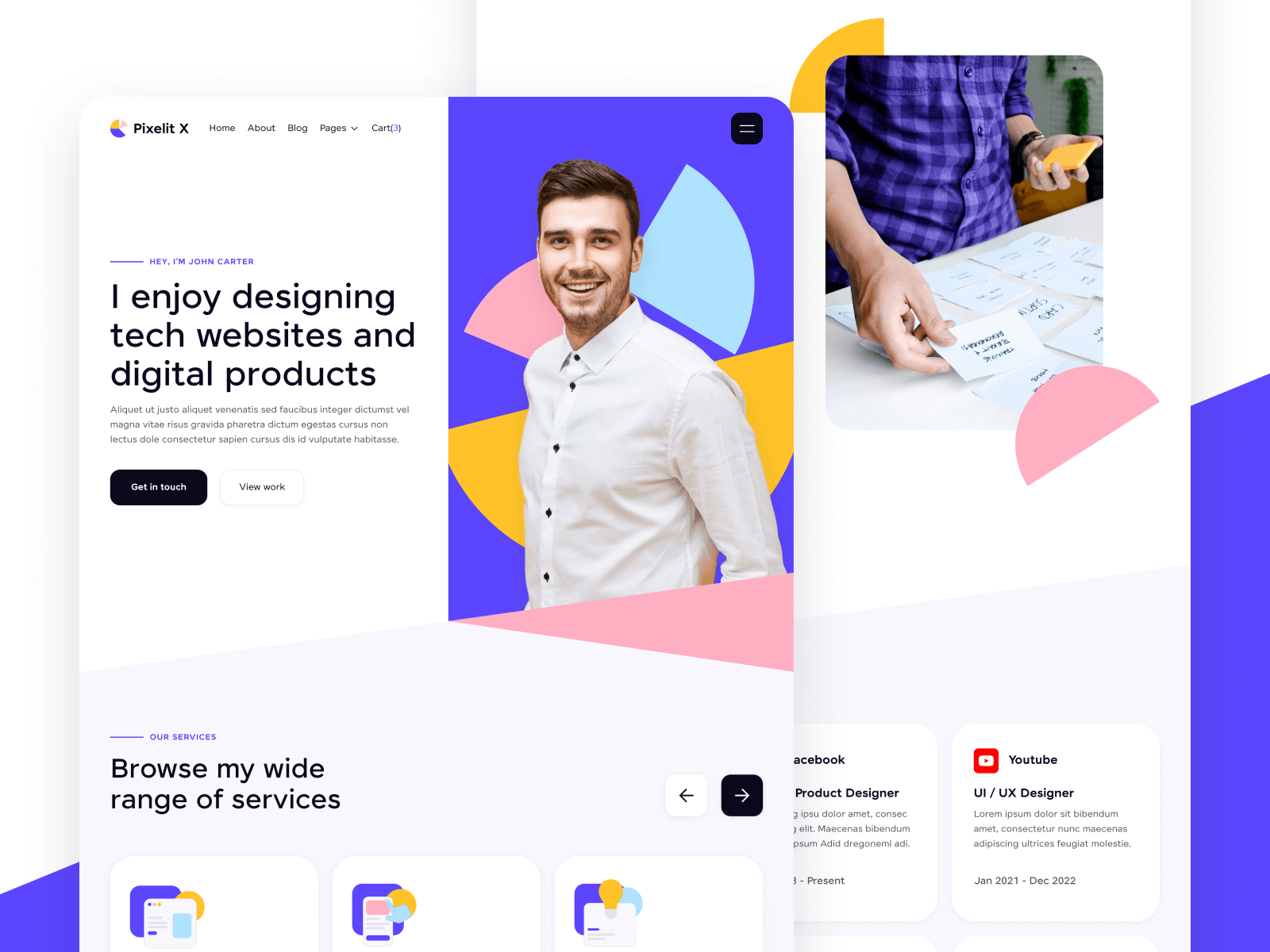 Template de Resumen Creativo para Webflow