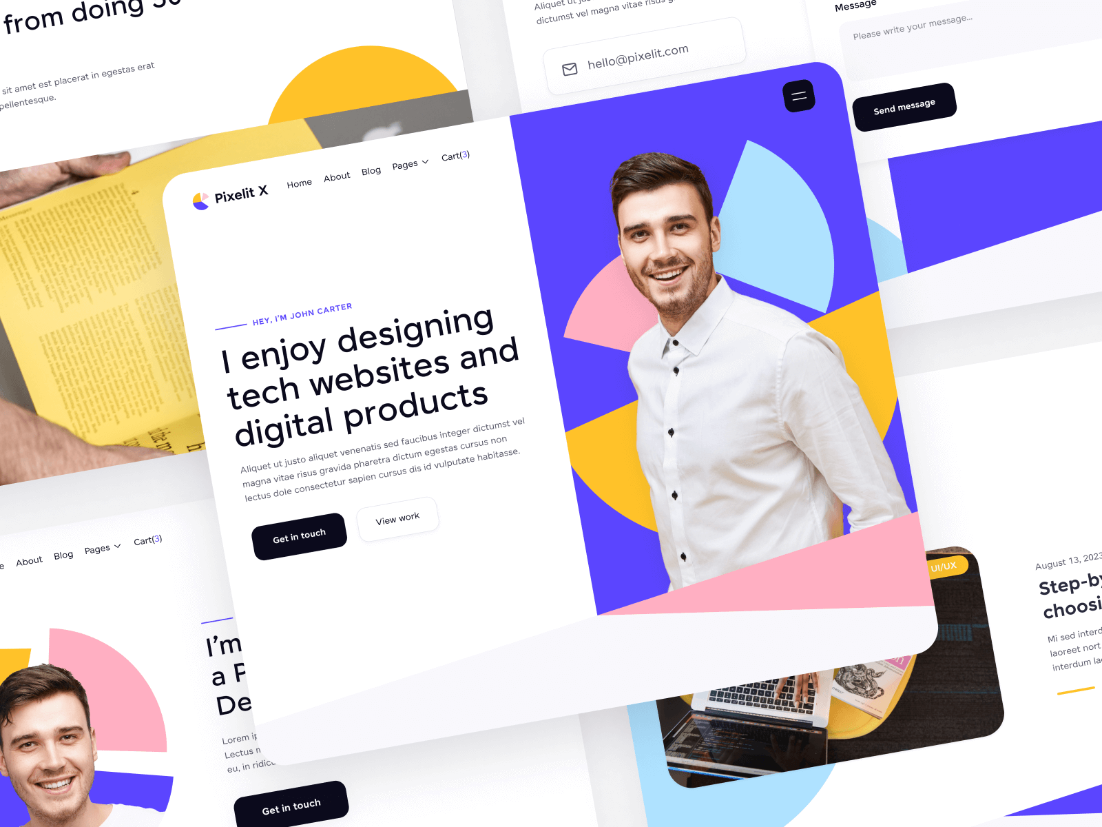 Plantilla de Resumen Creativo para Webflow