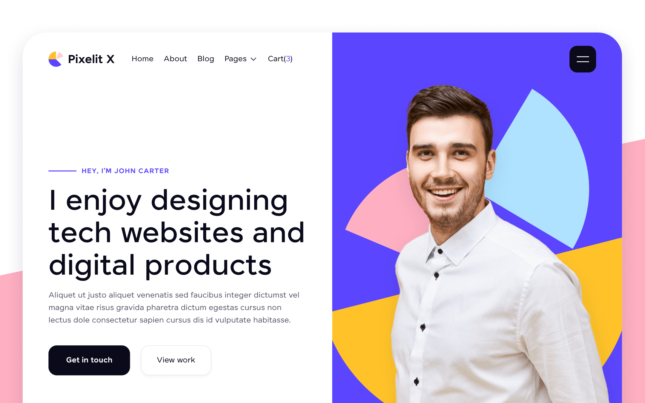 Plantilla de Portafolio de Diseñador para Webflow