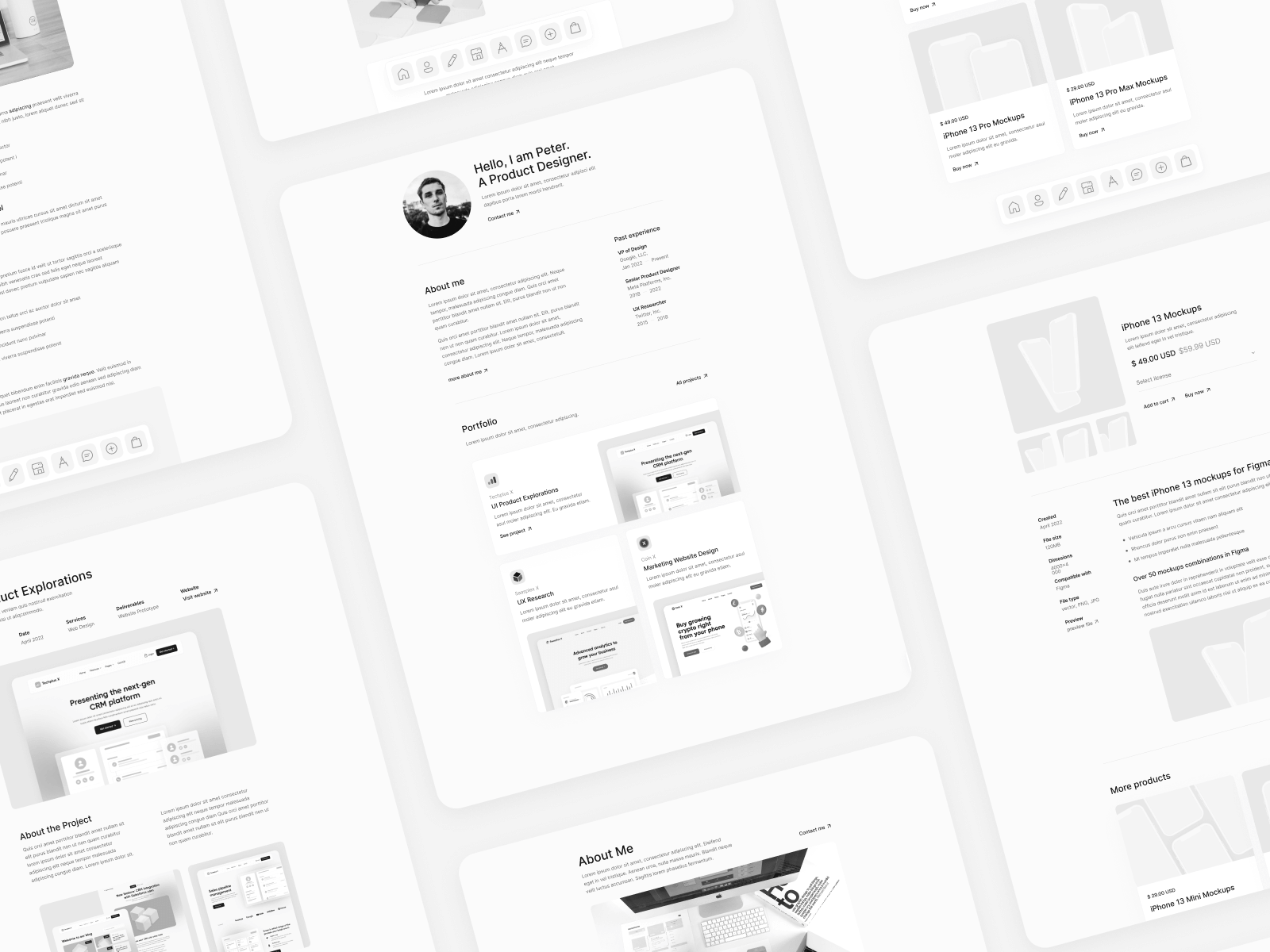 Plantilla de Portafolio de Diseño para Webflow