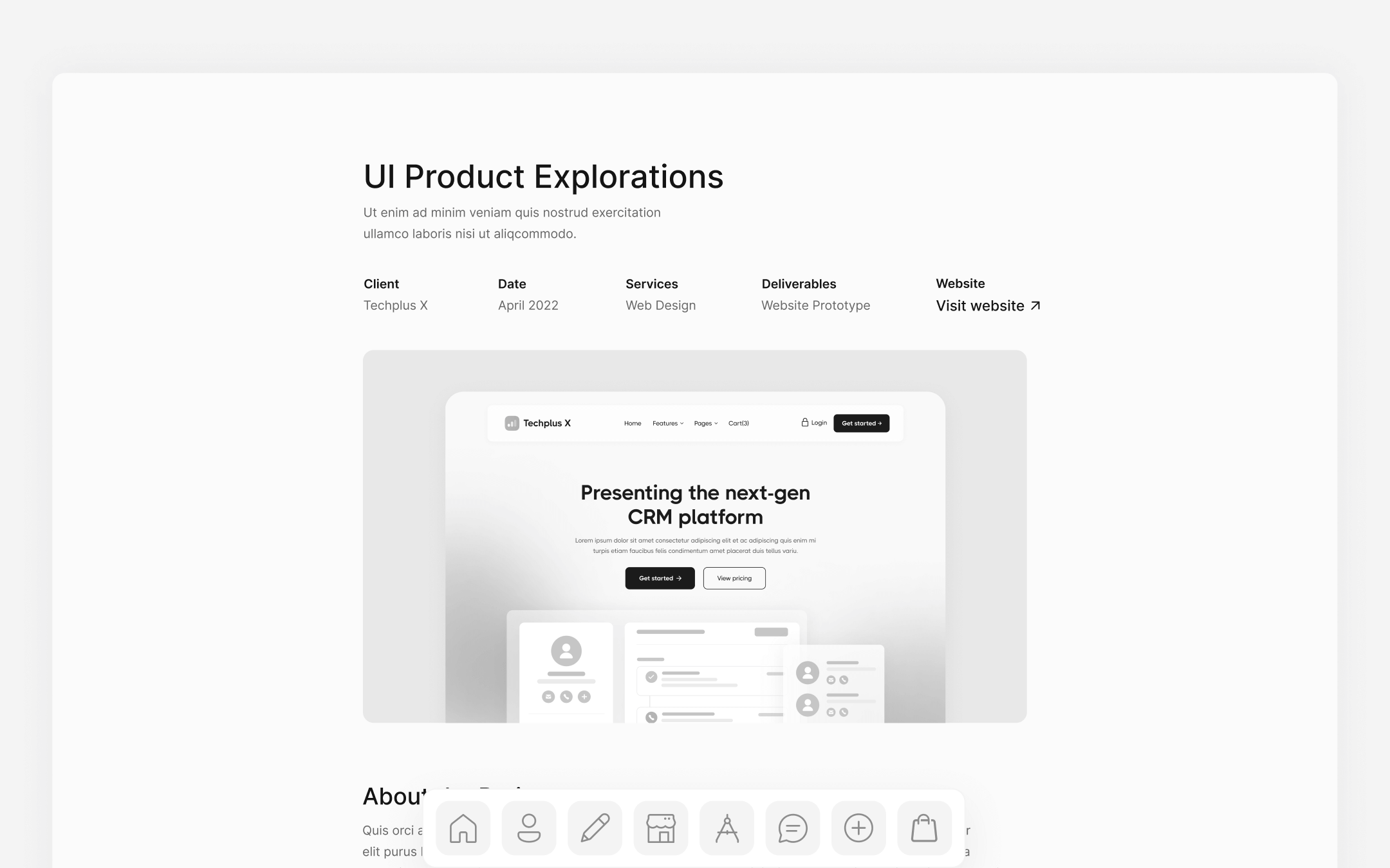 Simplematic X Template para Webflow