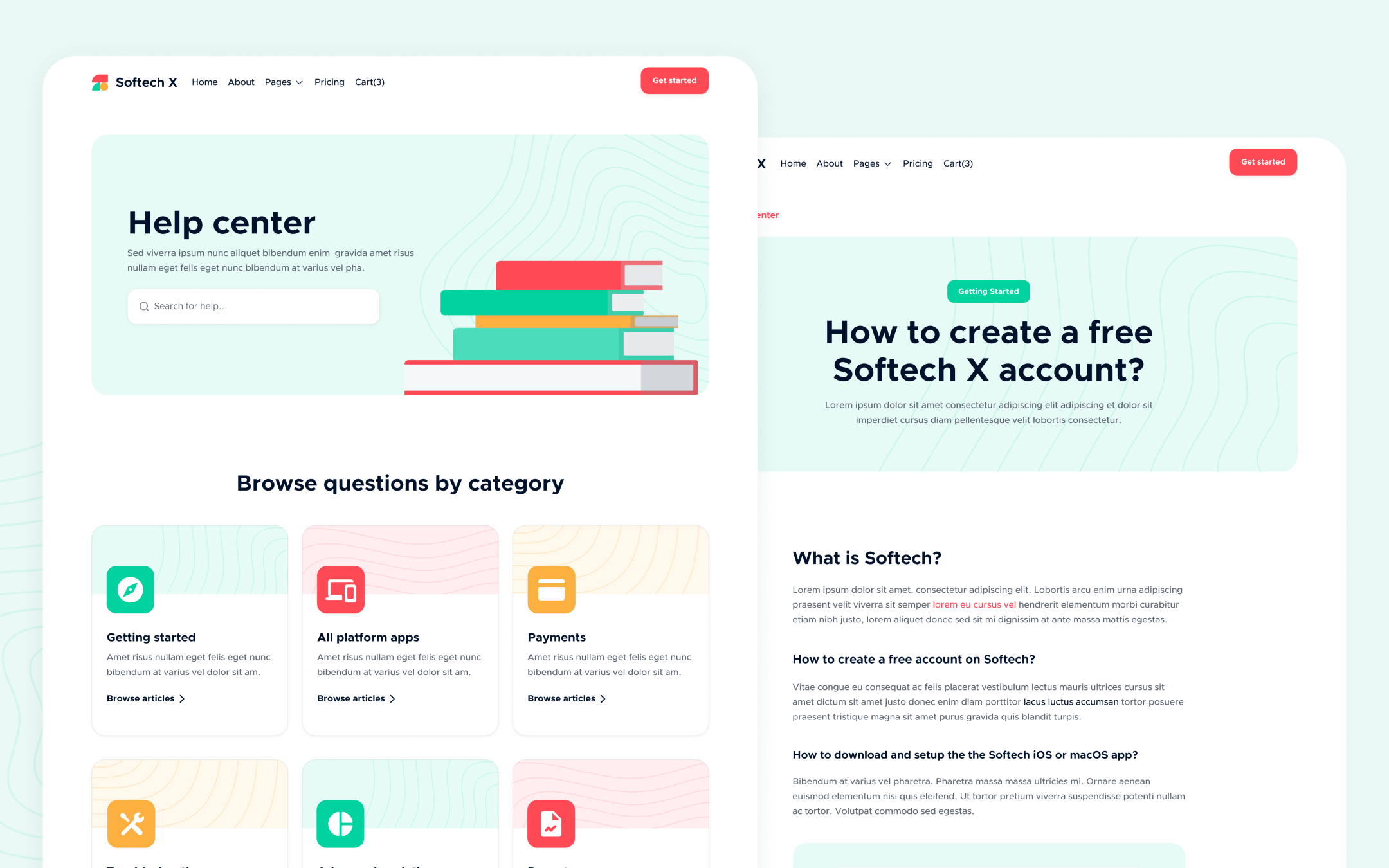 Softech X Template para Webflow
