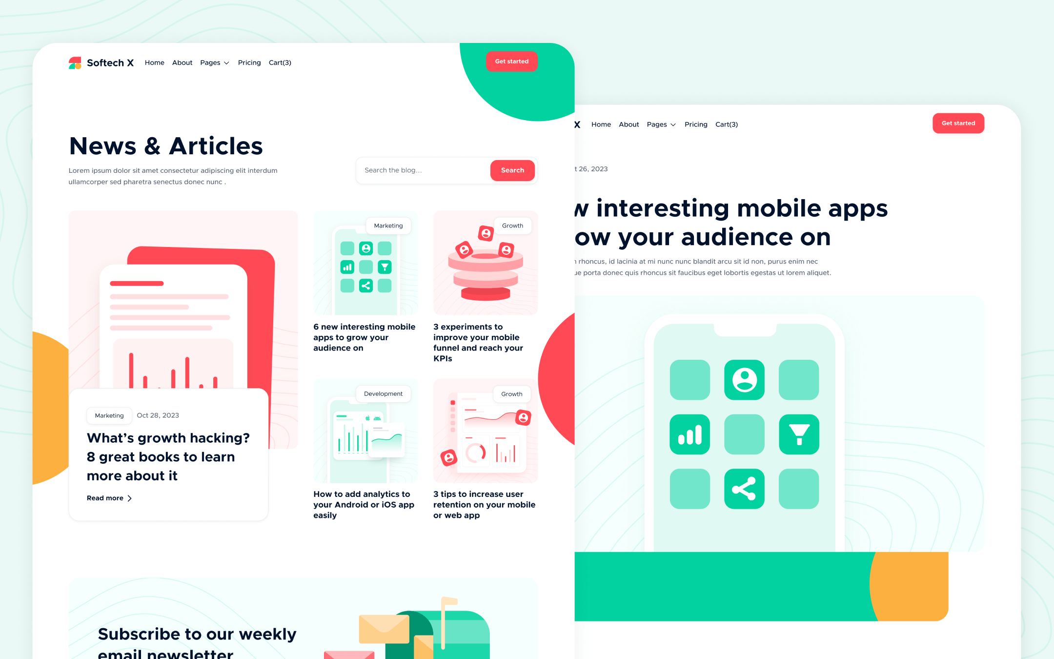 Softech X Template para Webflow