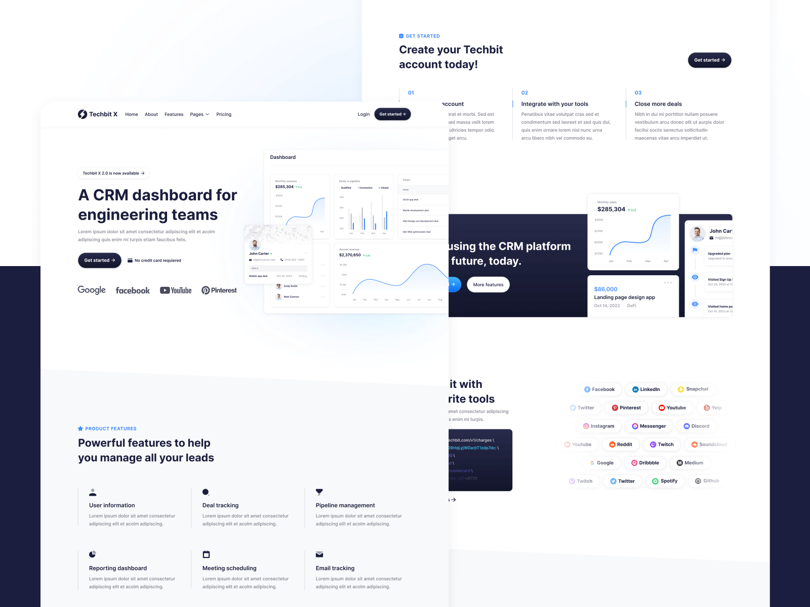 Plantilla de SaaS Empresarial para Webflow