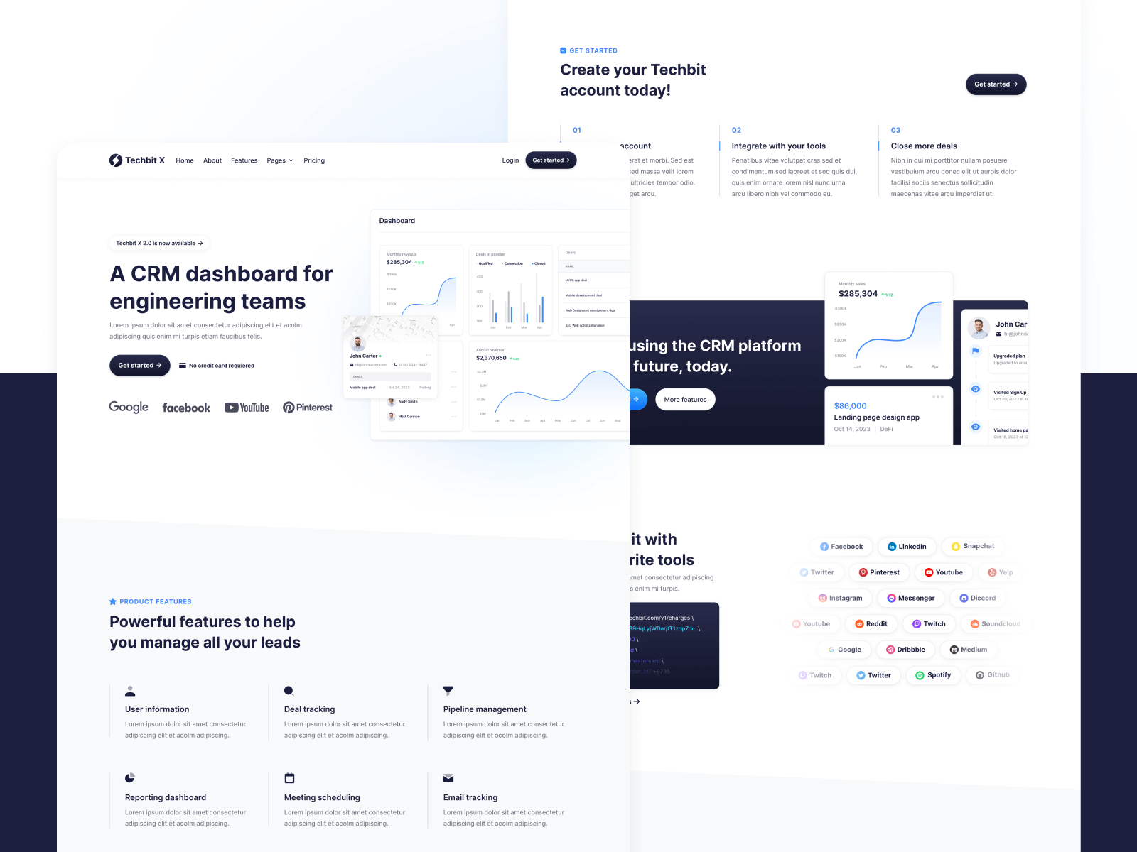 Template de Startup de Tecnología para Webflow