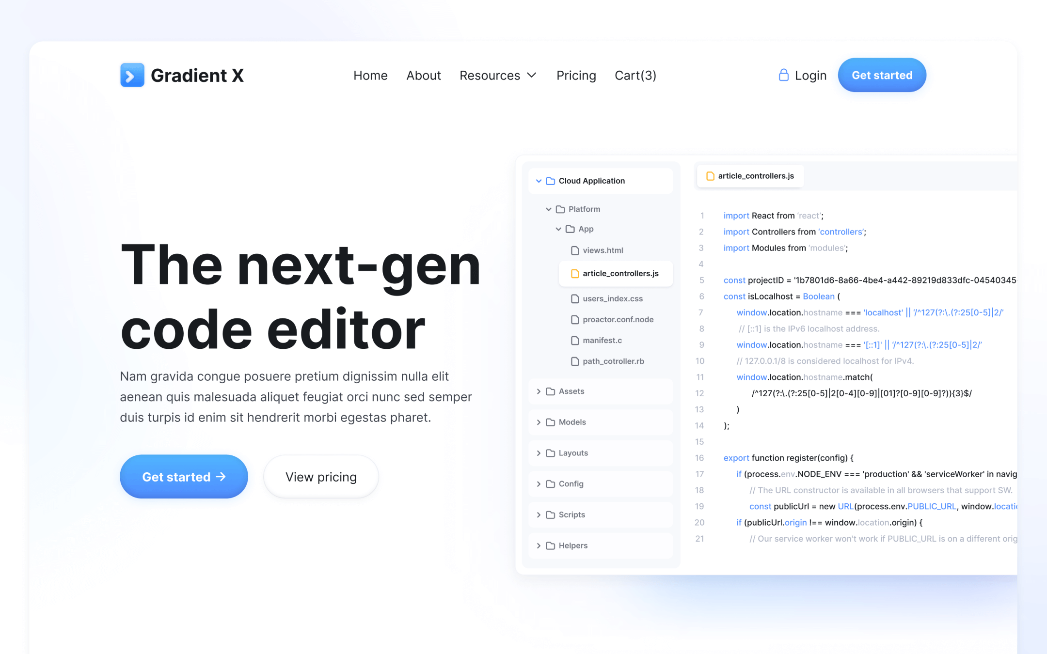 Plantilla de SaaS Minimalista para Webflow