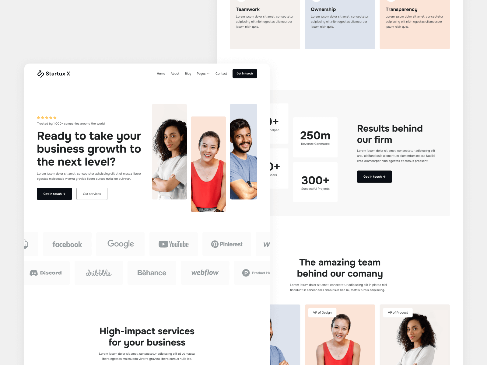 Template de Empresa Tech para Webflow