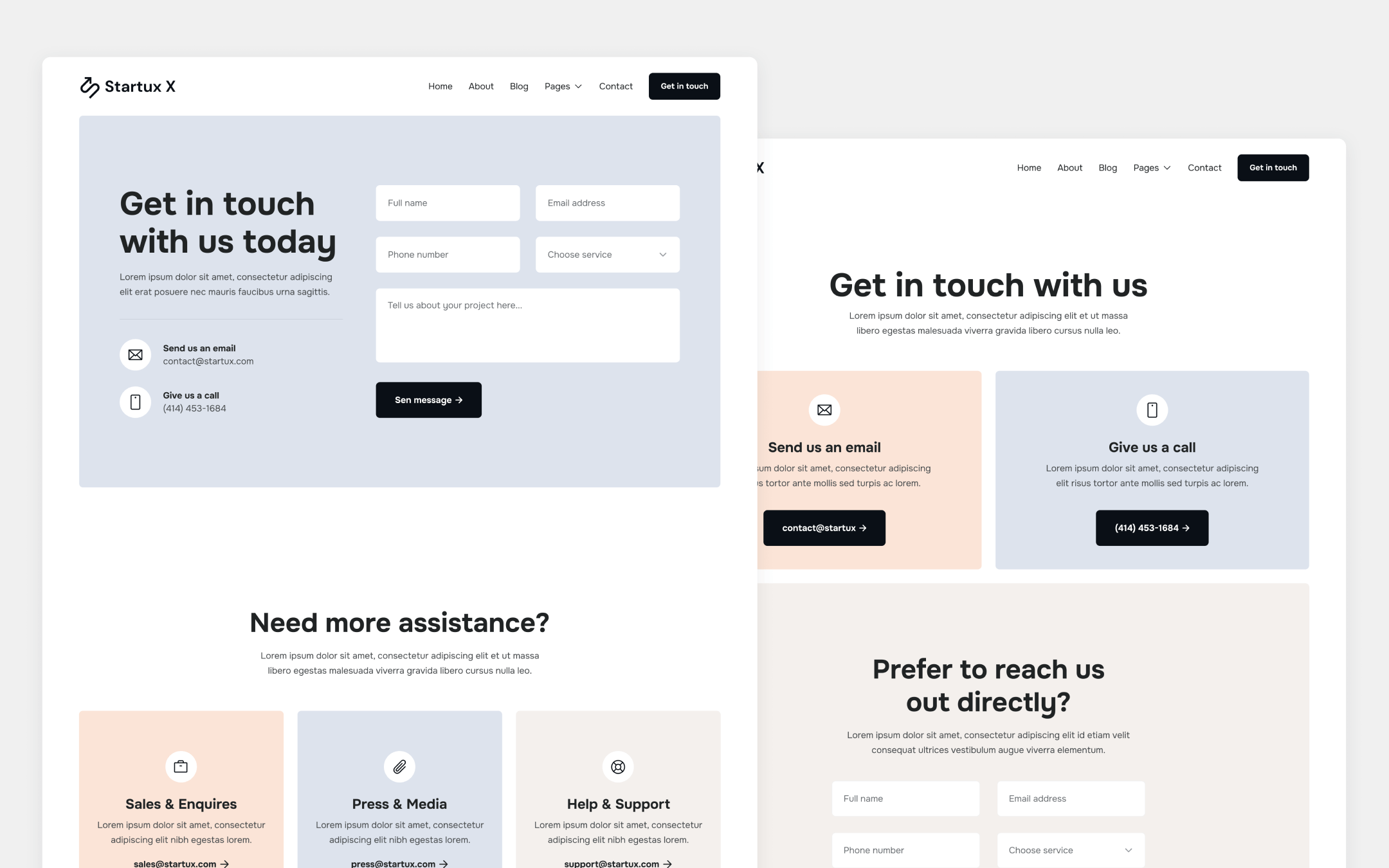 Startux X Template para Webflow