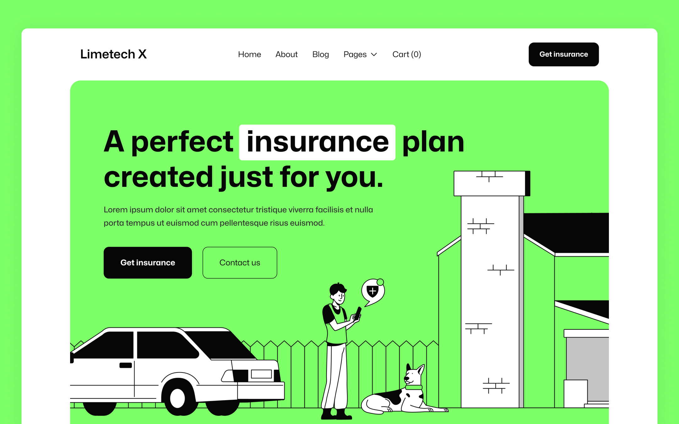 Limetech X Template para Webflow