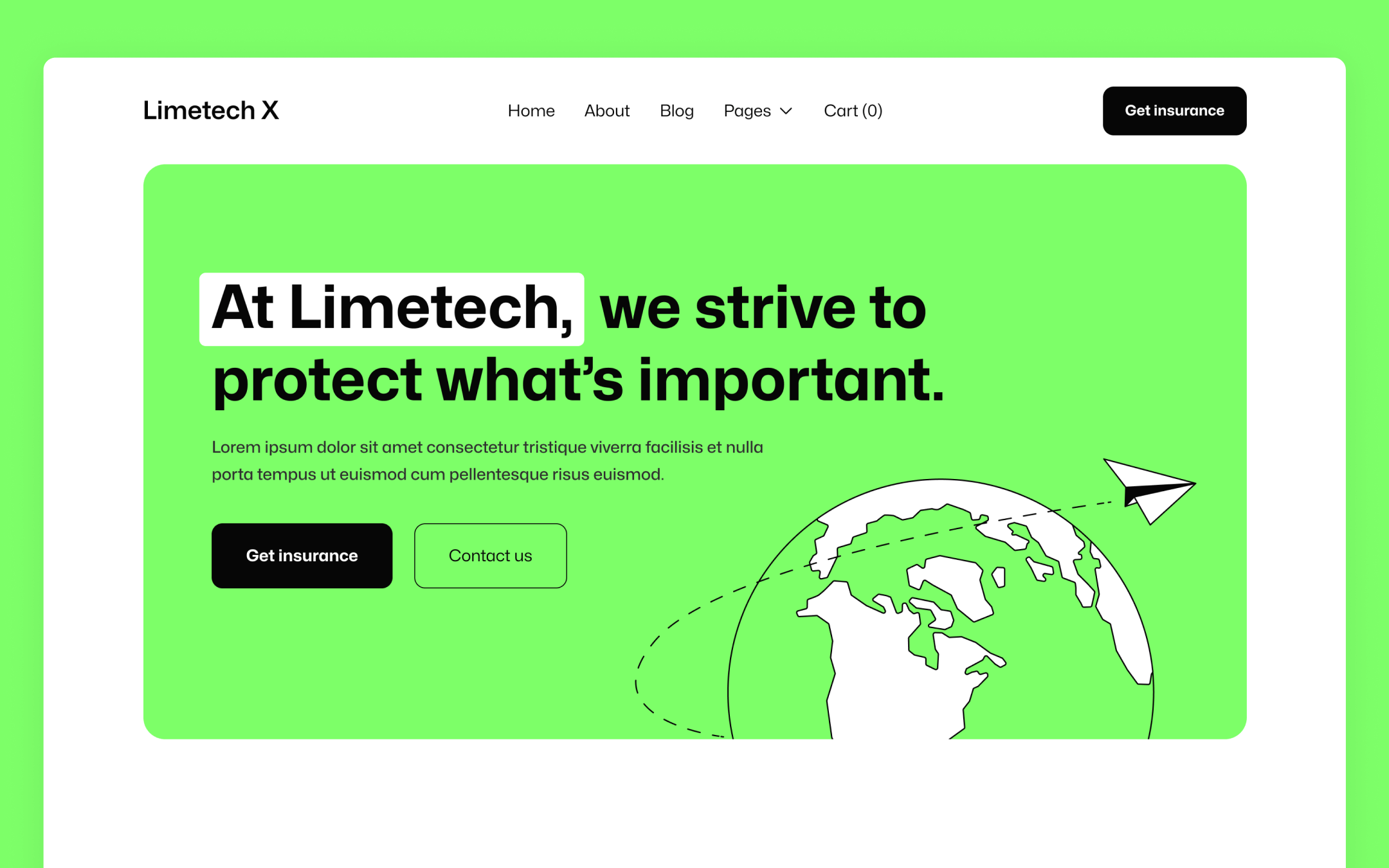 Limetech X Template para Webflow