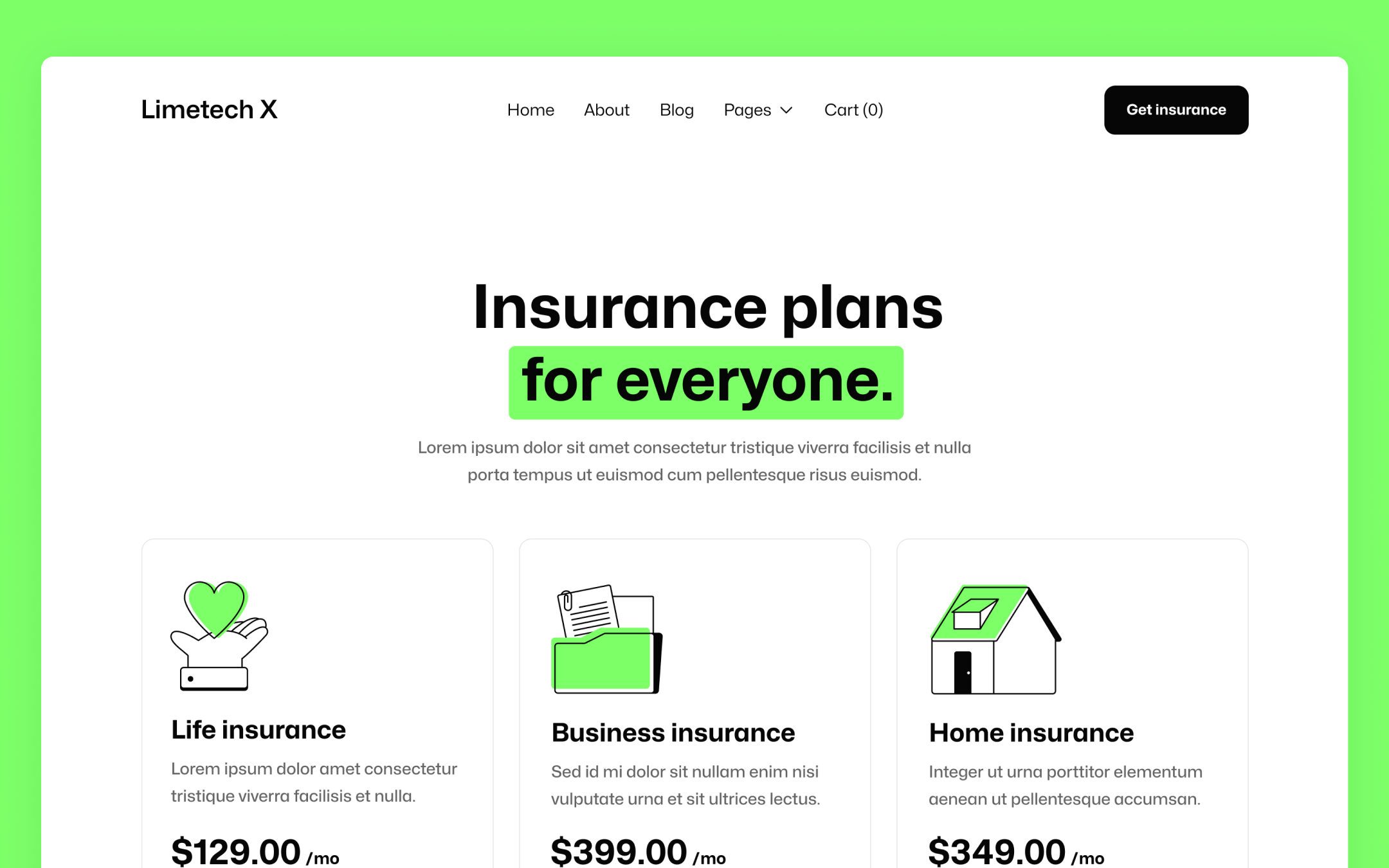 Limetech X Template para Webflow