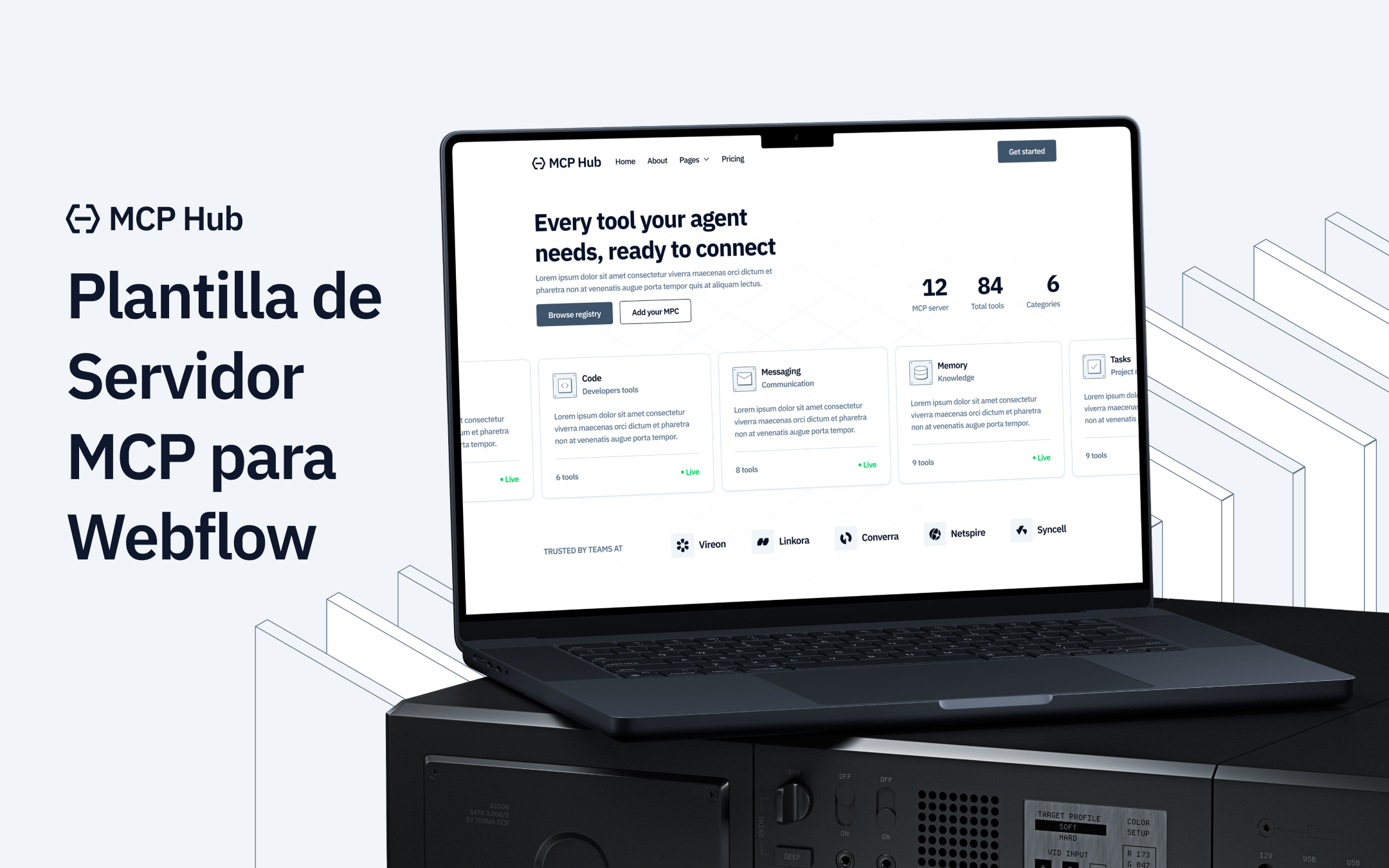 Plantilla de Servidor MCP para Webflow