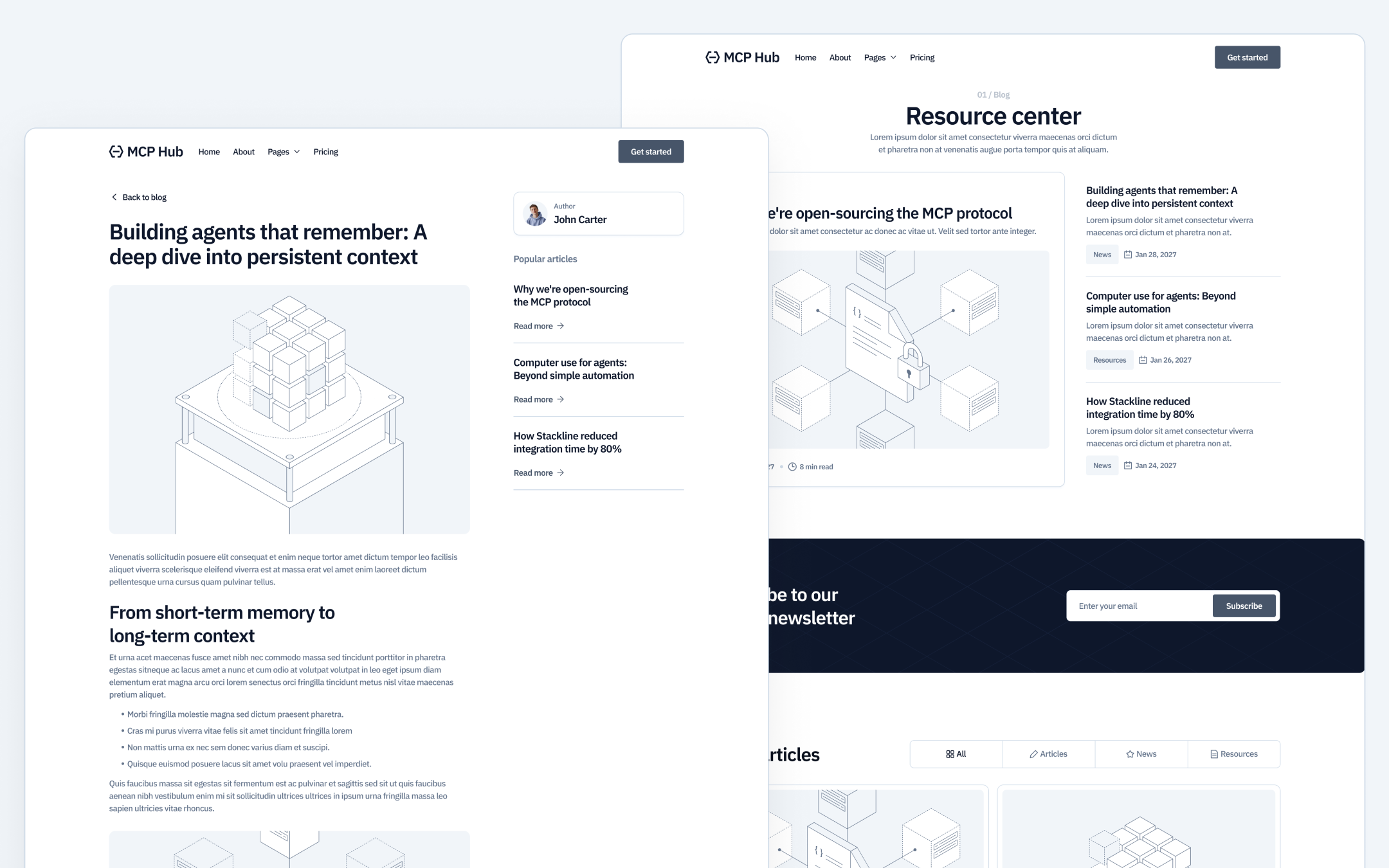 MCP Hub Template para Webflow