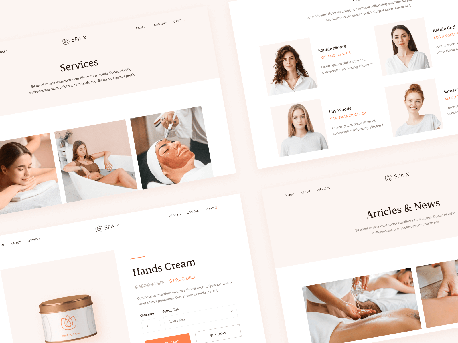 Plantilla para Webflow de Spa