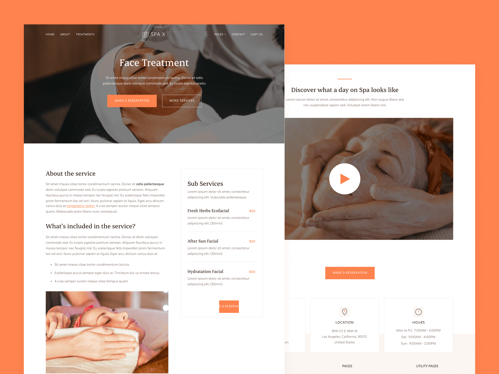 Plantilla de Centro de Relajación para Webflow