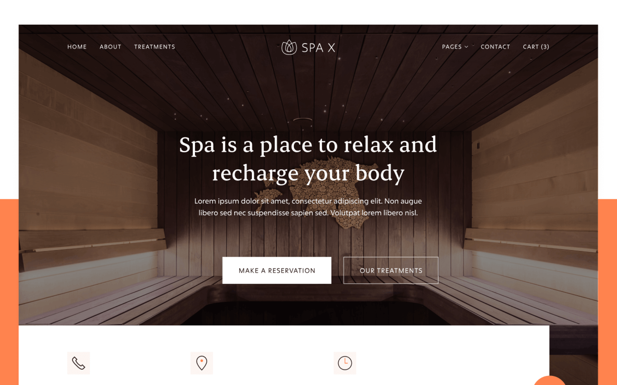 Plantilla de Spa para Webflow