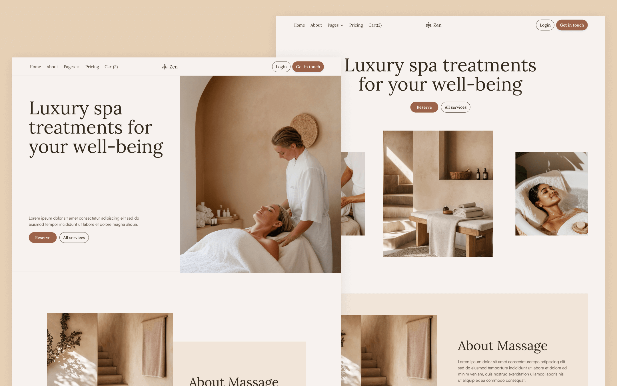 Zen Template para Webflow