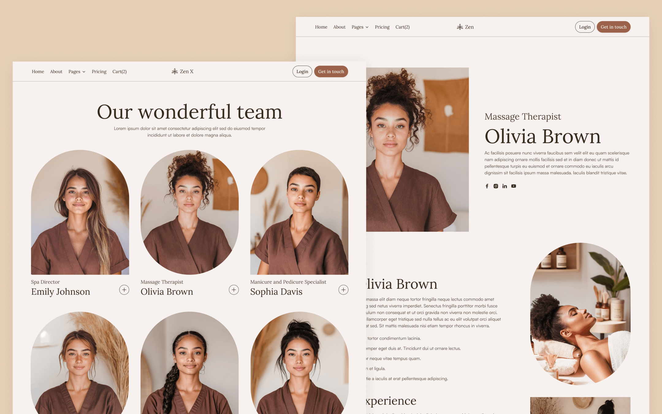 Zen Template para Webflow