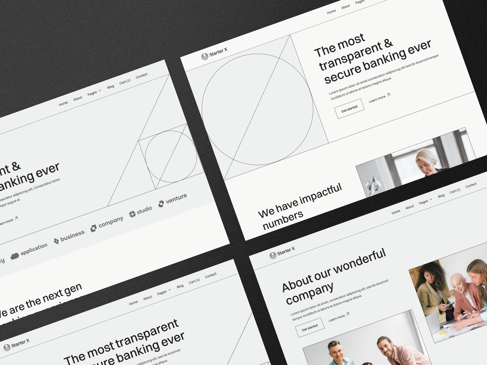Plantilla de Emprendimiento para Sitio Web en Webflow