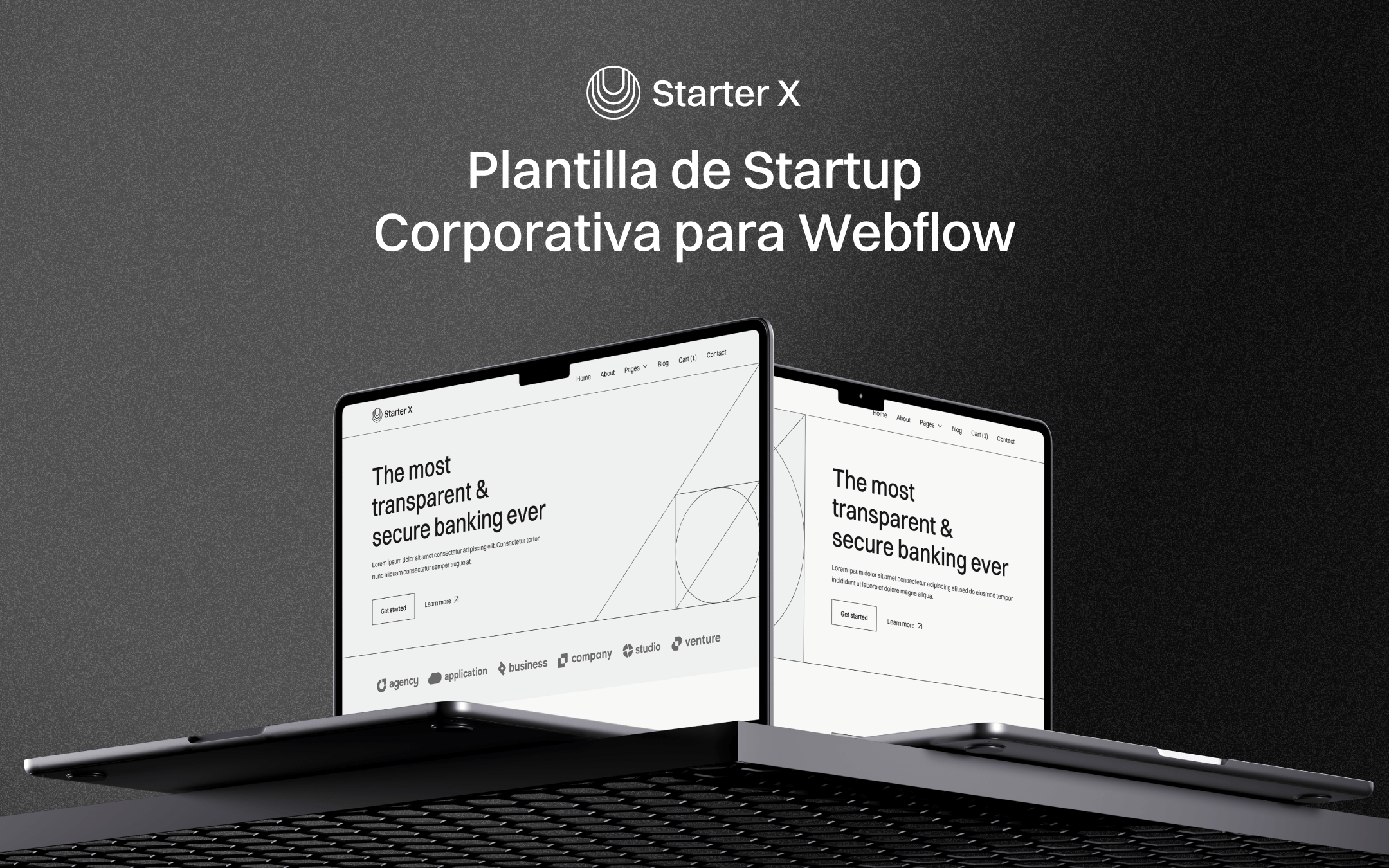 Plantilla de Startup Corporativa para Webflow