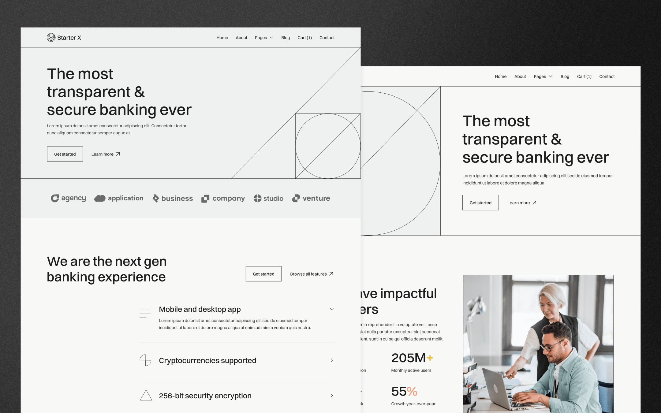 Starter X Template para Webflow