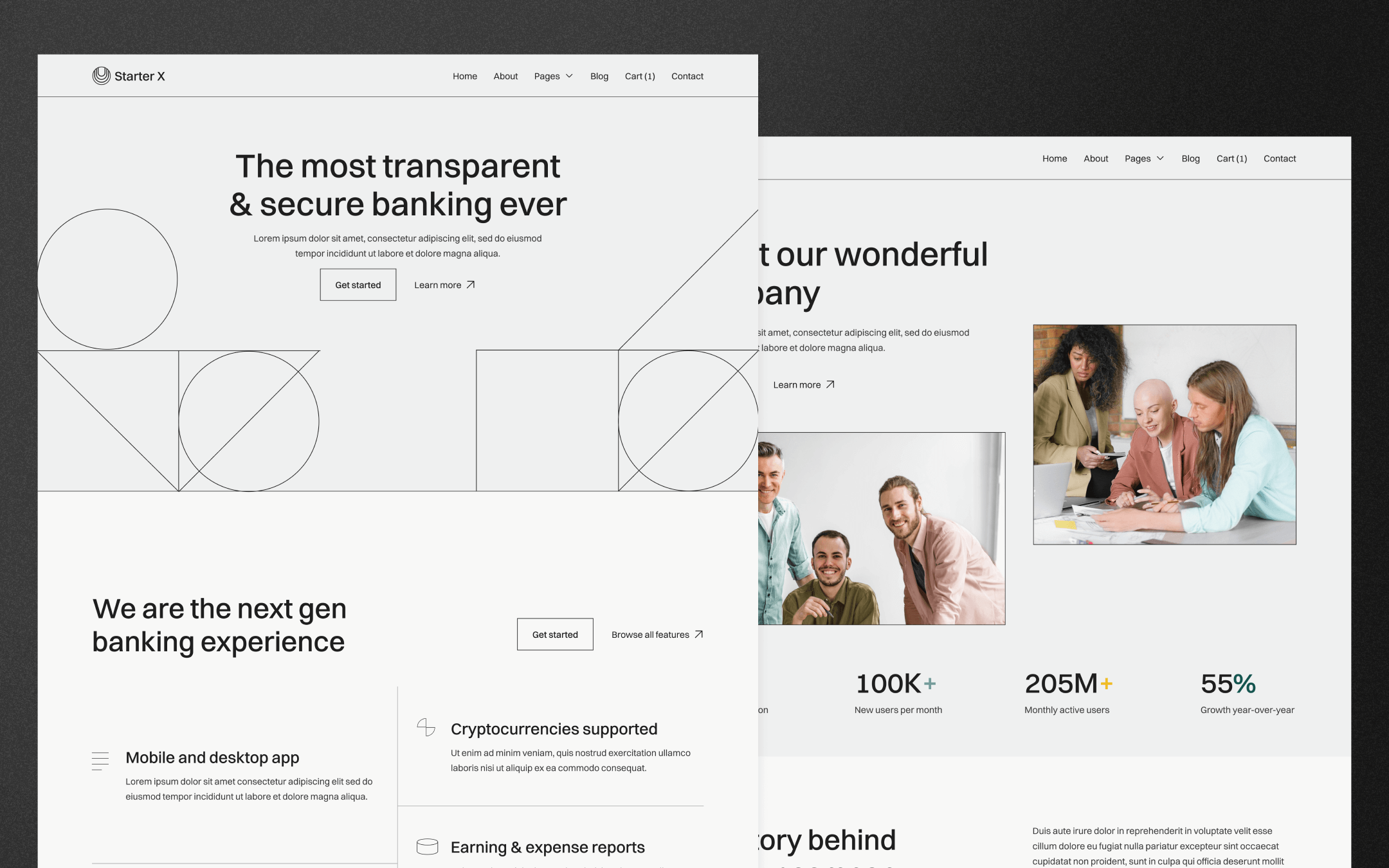 Starter X Template para Webflow