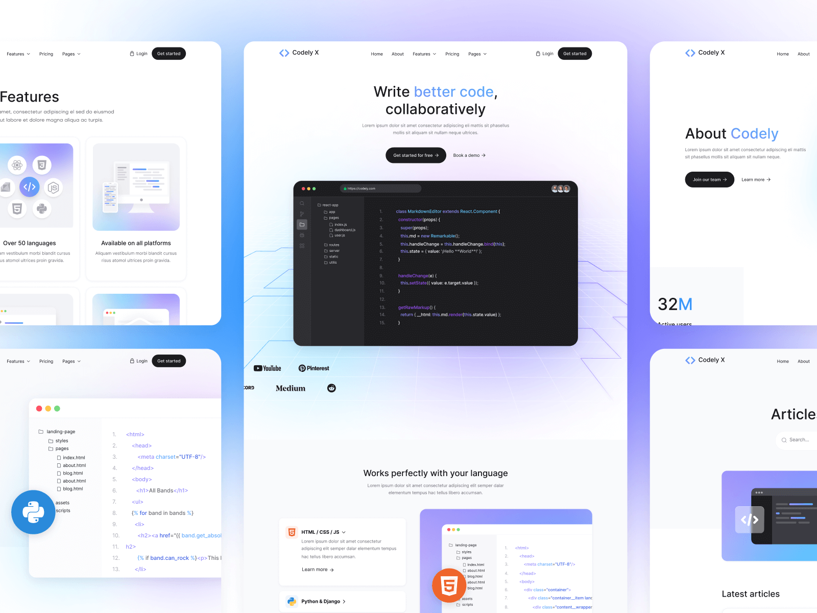 Plantilla para Webflow de Empresa de Tecnología