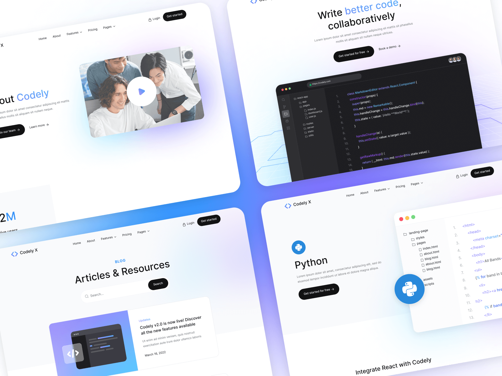 Plantilla de Startup de Desarrollo para Webflow