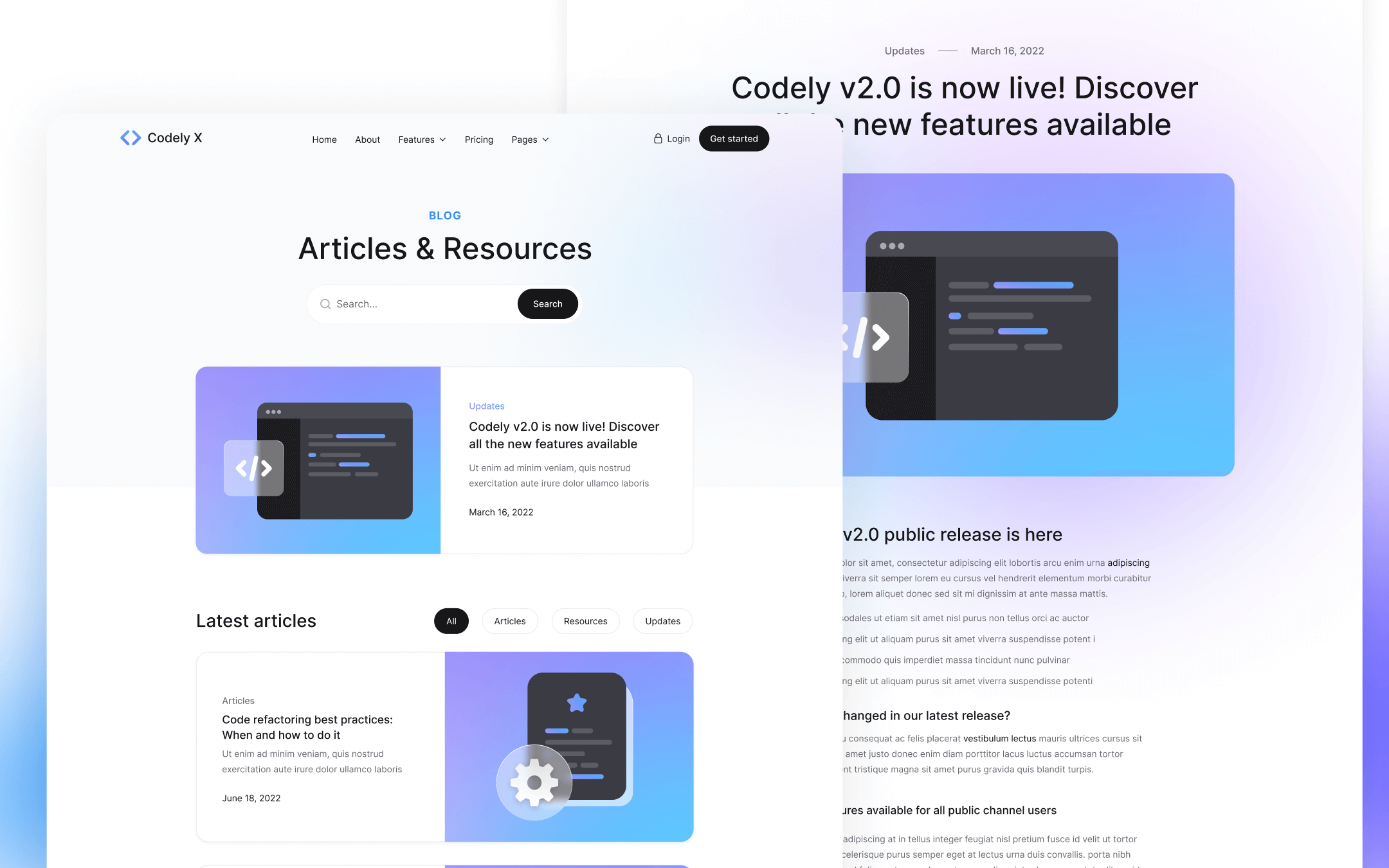 Codely X Template para Webflow